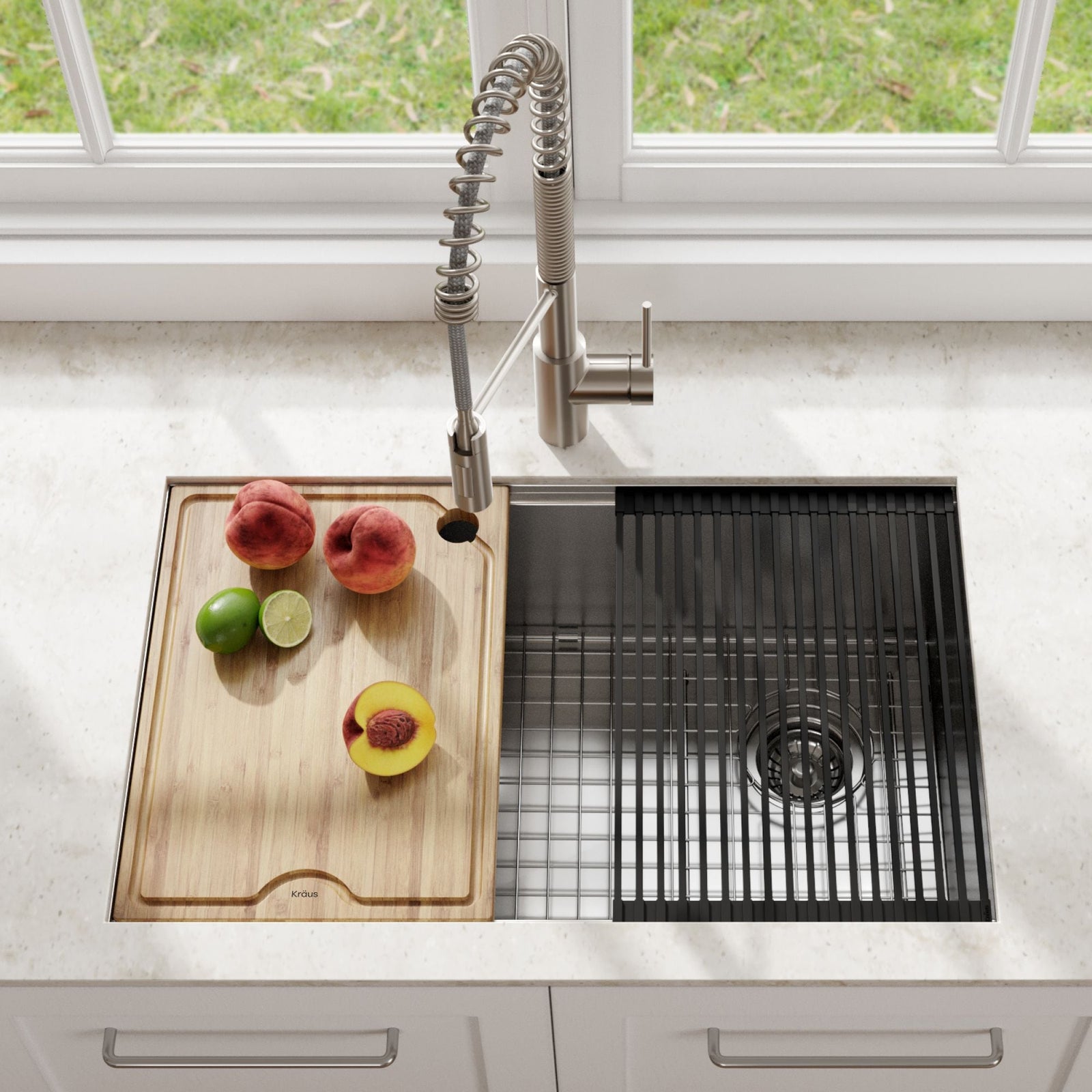 Kore Undermount Stainless Steel Single Bowl Kitchen Sink with Add-Ons, 27x19x11-in Q4Q1 - product image 5