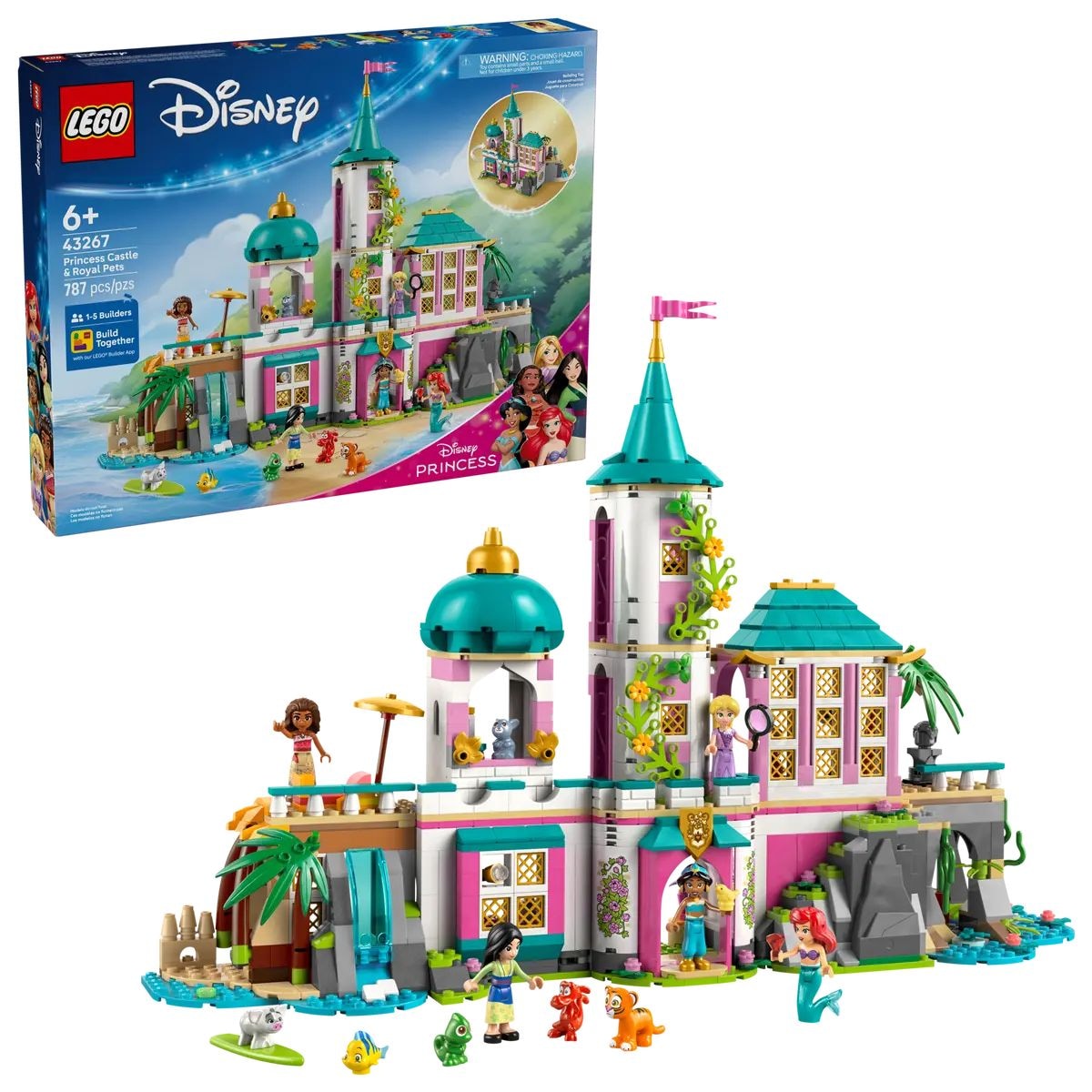LEGO Princess Castle and Royal Pets - 43267, 787-pcs, Ages 6+ V7Z9 - product image 1