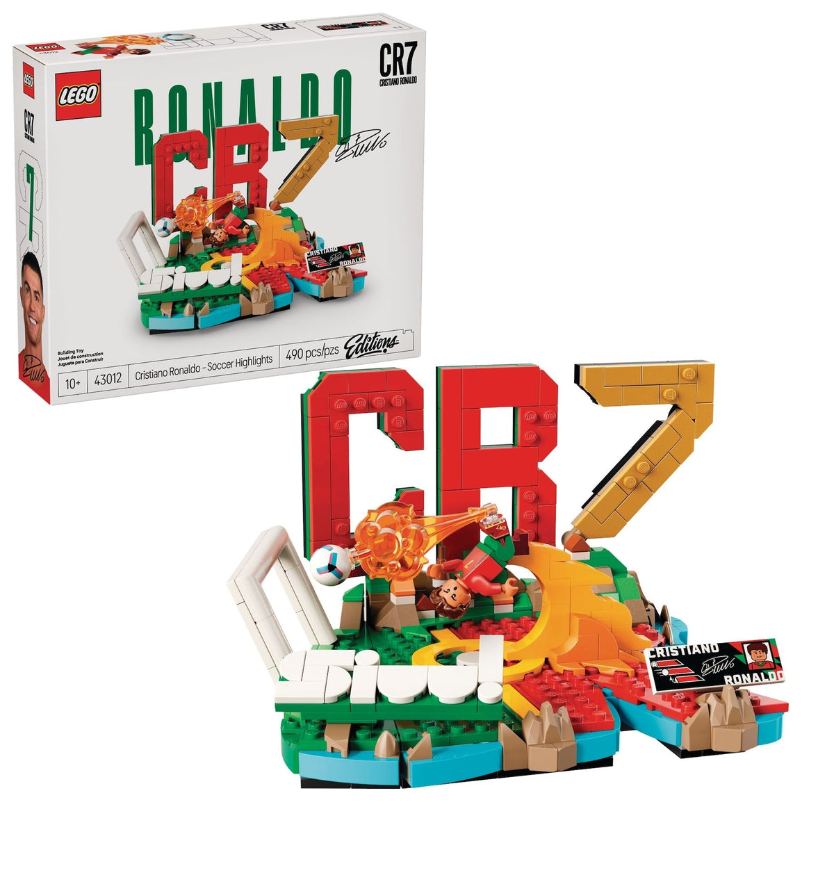 Editions Cristiano Ronaldo, Soccer Highlights - 43012, 490-pcs, Ages 10+ Q1A4 - product image 1
