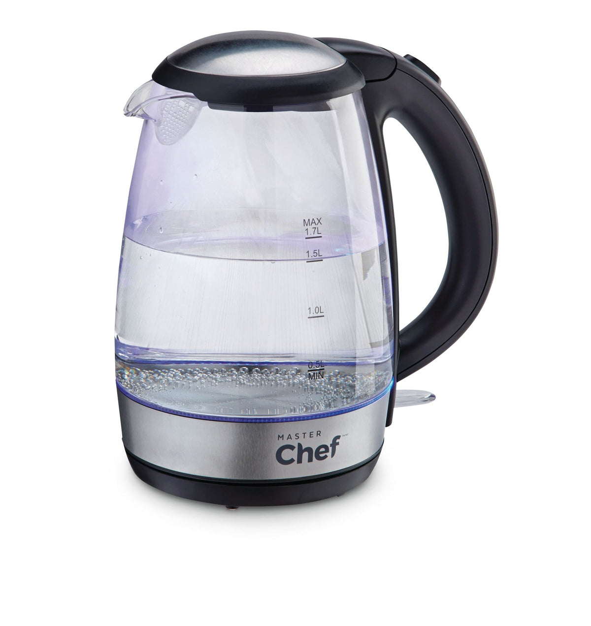 Cordless Electric Kettle with Blue Light, Glass, 1.7L U9D7 - product image 3