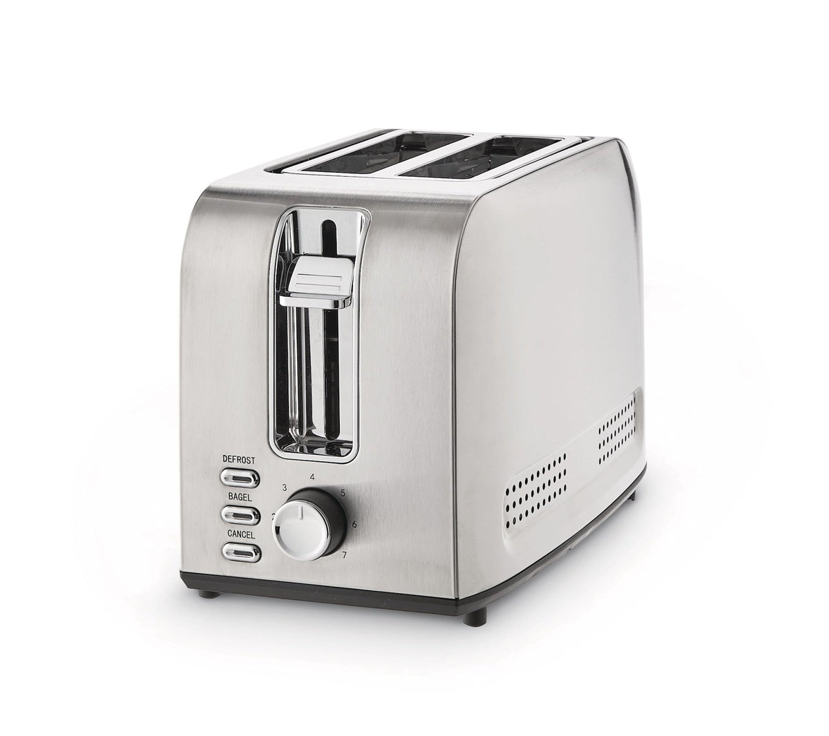 Stainless Steel Toaster with 3 Settings, 2-Slice D7Y6 - product image 1