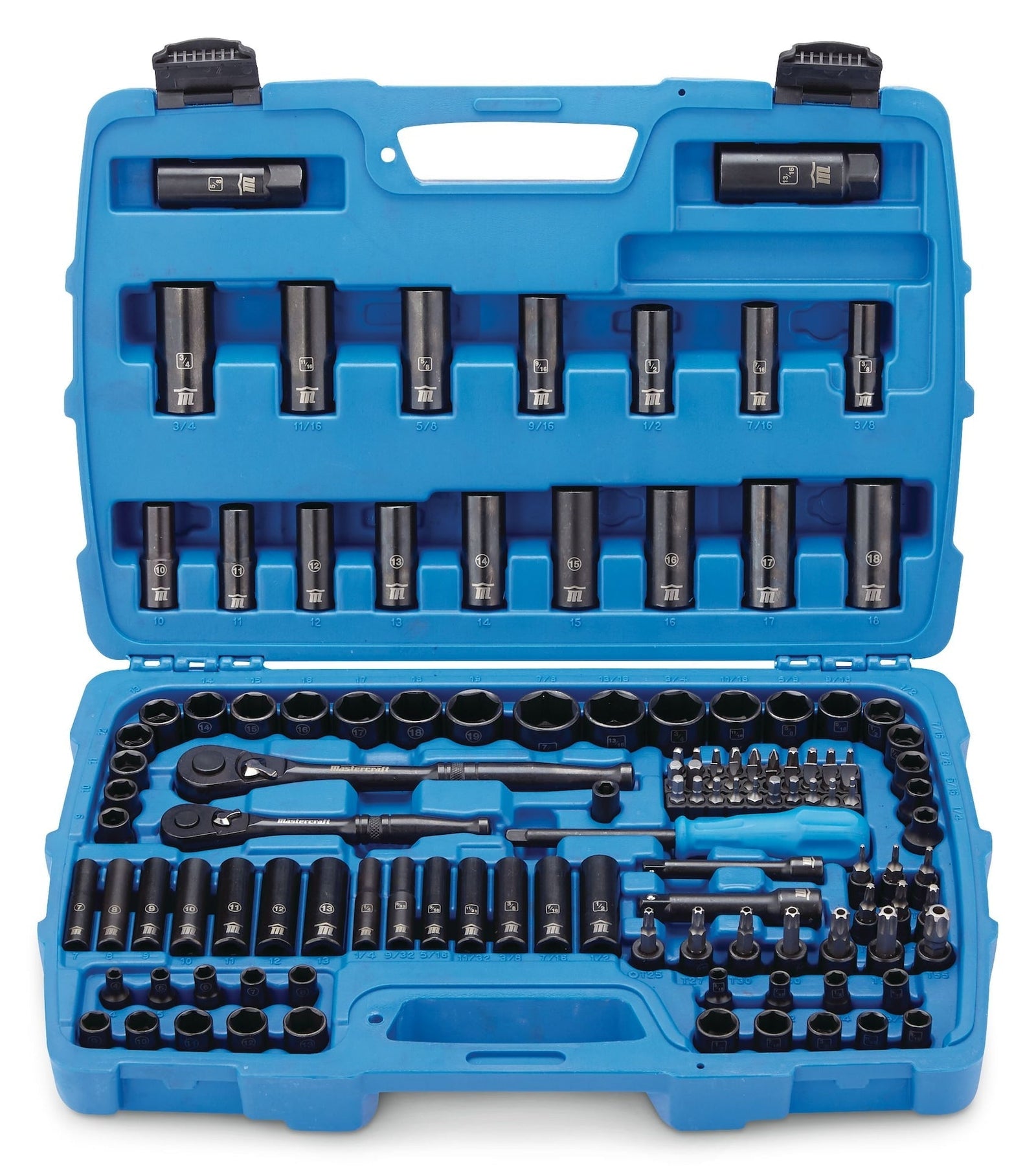 Socket Set, 122-pc, SAE/Metric, CRV, Black Steel Finish S0M1 - product image 3