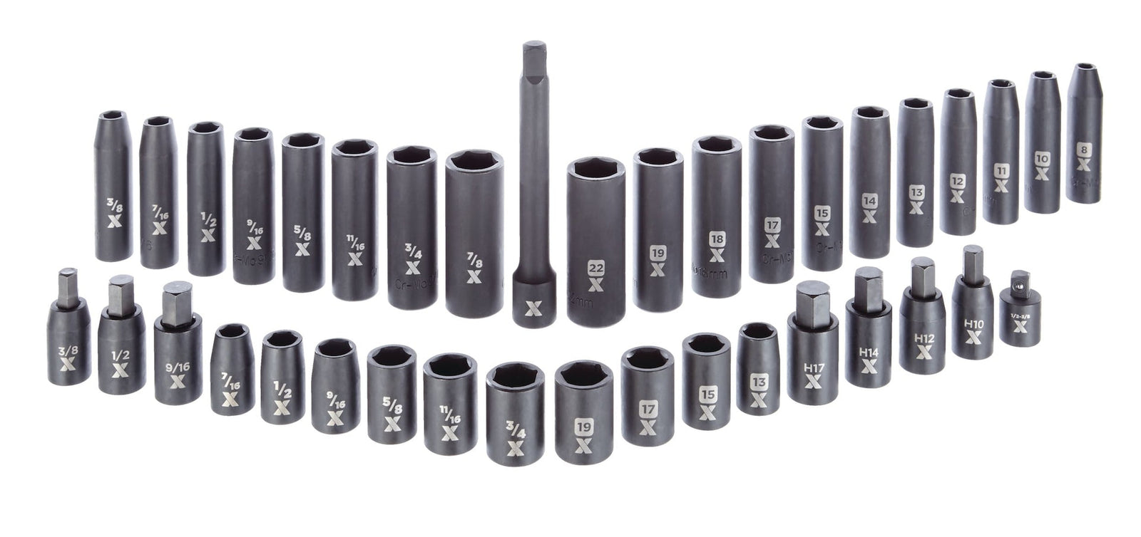 1/2-in Drive Professional Grade Impact Socket Set, 38-pc, CRMO T3Y7 - product image 7