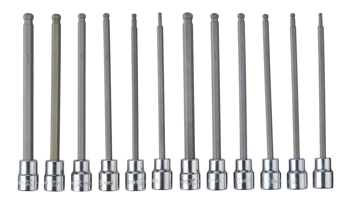 Long-Arm Ball End Bit Socket Set, 3/8-in, 12-pc R2B1 - product image 1