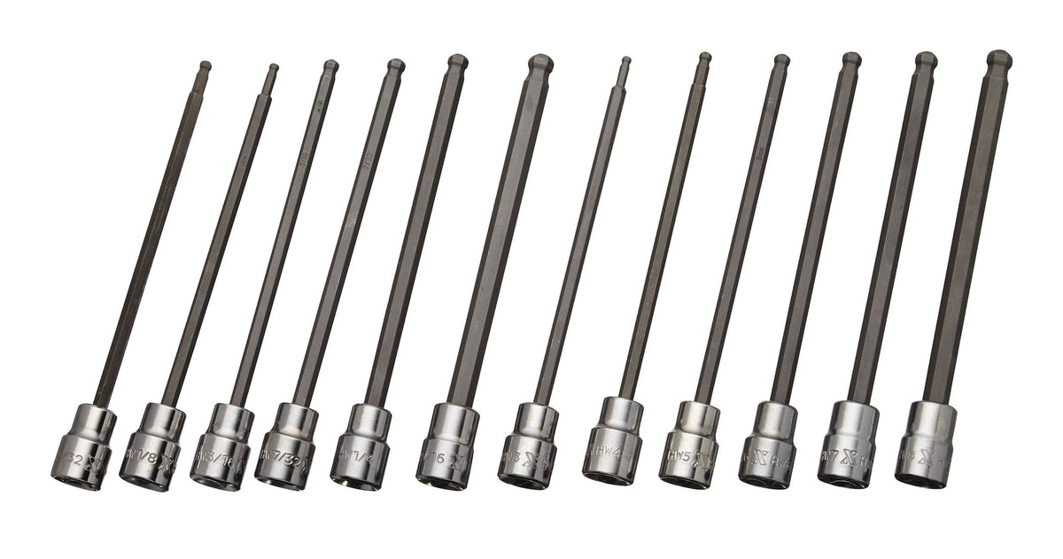 Long-Arm Ball End Bit Socket Set, 3/8-in, 12-pc K7A6 - product image 5