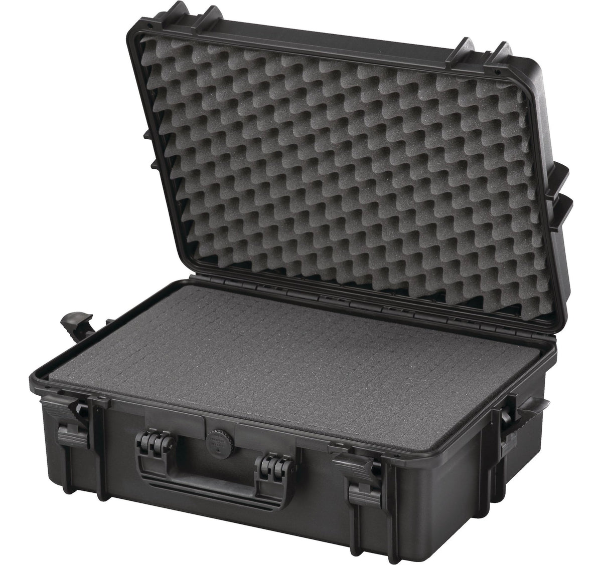 Portable IP67 Waterproof Case/Tool Box with Foam Layers, Black, Large, 22-in L6P5 - product image 2