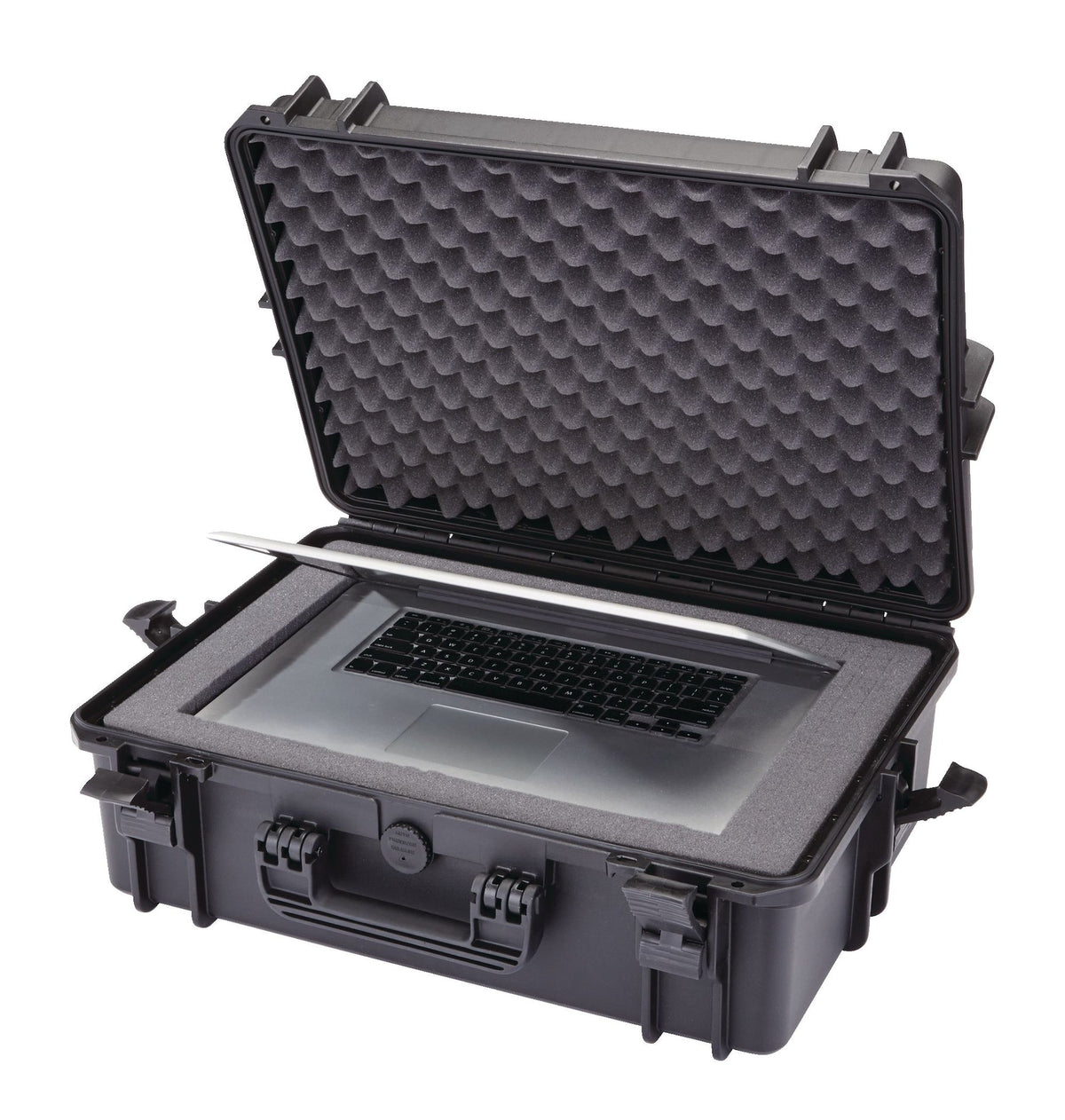 Portable IP67 Waterproof Case/Tool Box with Foam Layers, Black, Large, 22-in L6P5 - product image 7