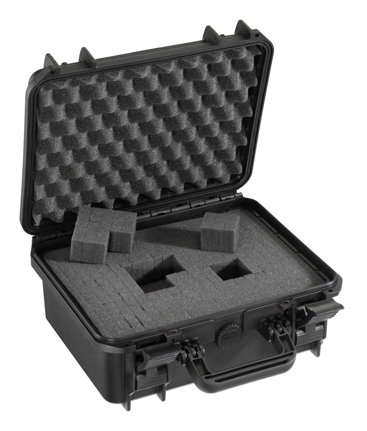 Portable IP67 Waterproof Storage Case with Foam Layers, Small, Black X3N0 - product image 5