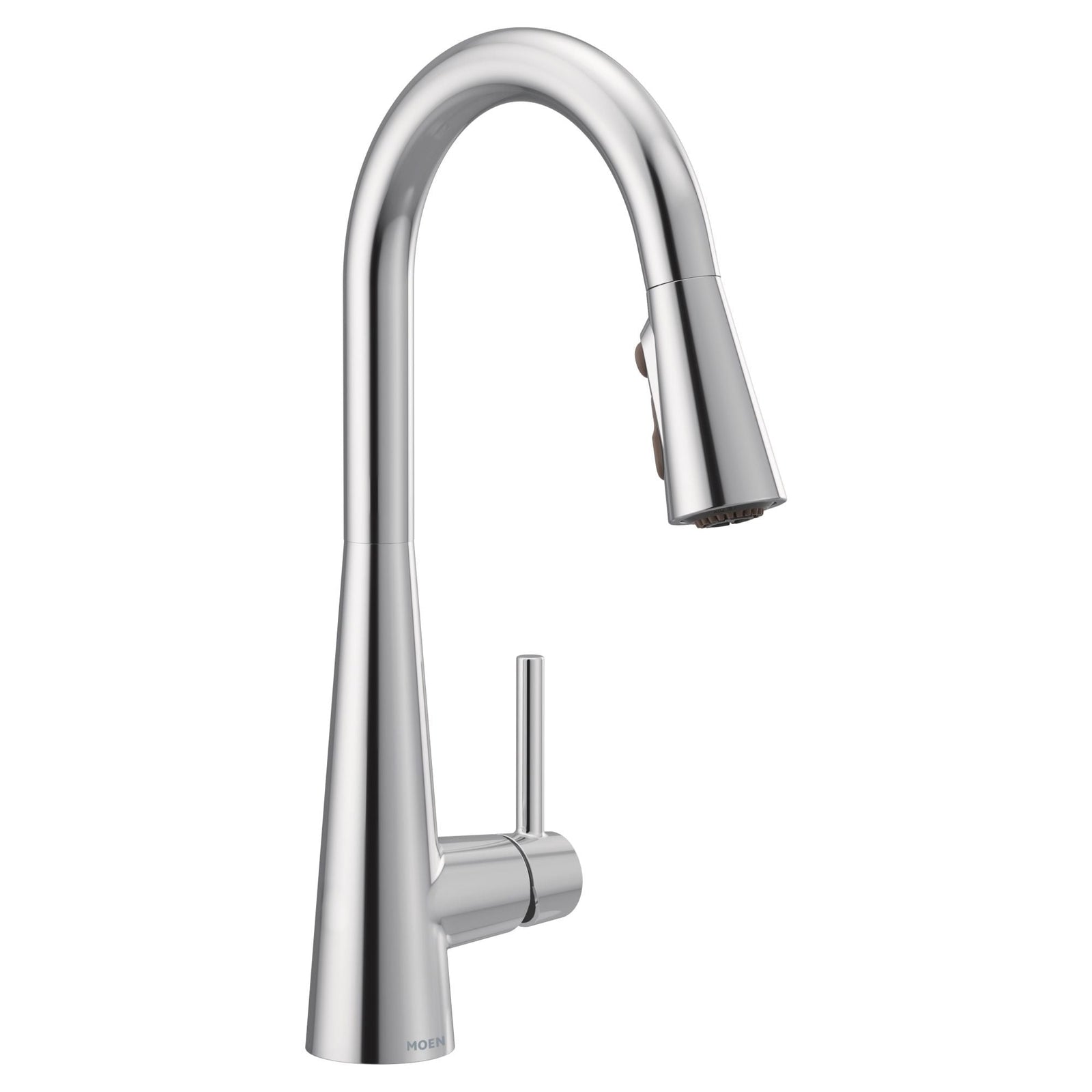 Sleek Single Handle High Arc Pull Down Sprayer Kitchen Faucet with Power Boost, Chrome L3V8 - product image 1