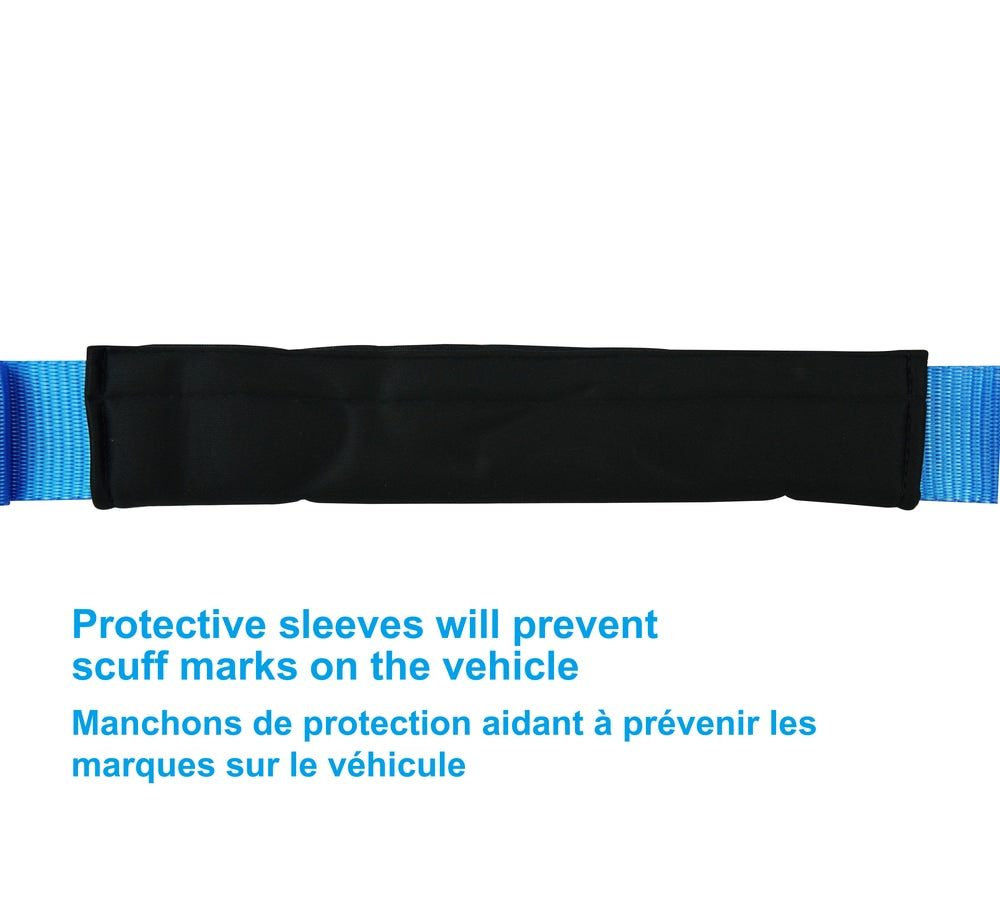 3,600-lb Heavy Duty Ratchet Tie Down Strap, Assorted Sizes, 4-pk G7I9 - product image 5