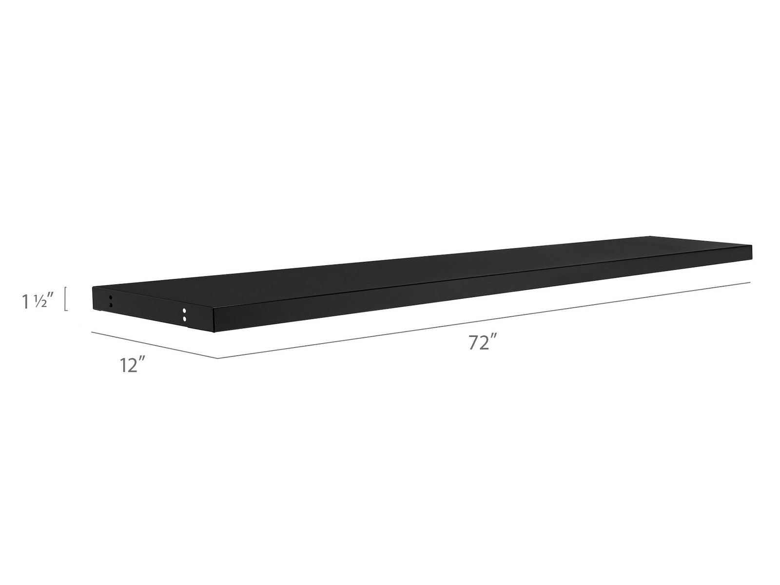Bold 3.0 Display Wall Shelf Set, 72-in, Black, 2-pk C2C5 - product image 3