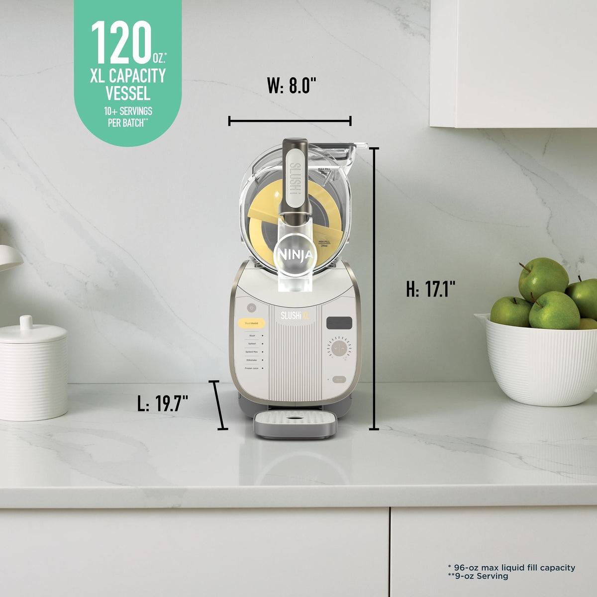 Slushi XL Slushie Machine with SlushAssist Technology, Crema, FS601CBR Q9O3 - product image 5