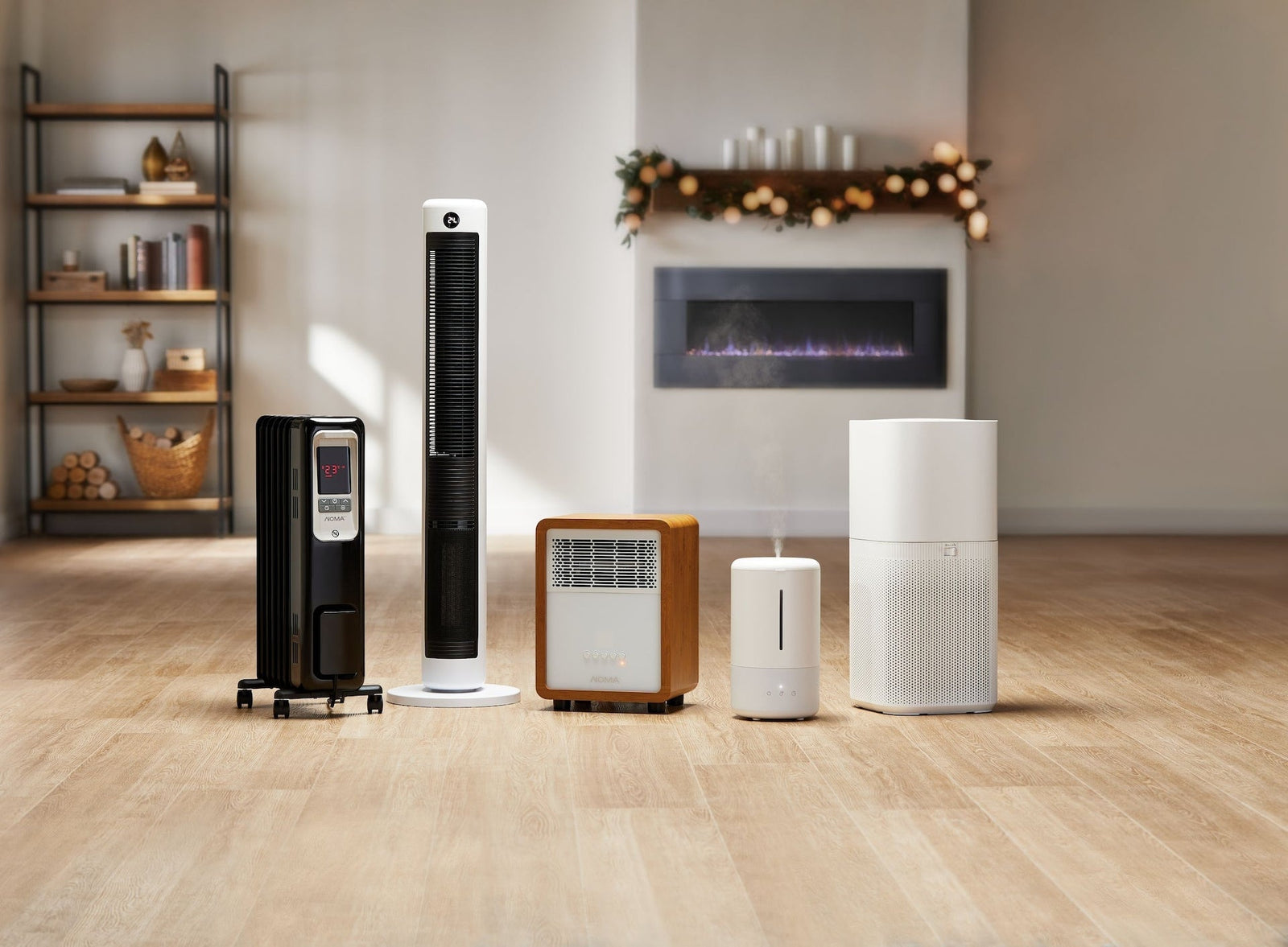 3-Setting Cabinet Heater with Child Lock, Quartz and Radiant Heating, Wood Grain Finish O0F3 - product image 6
