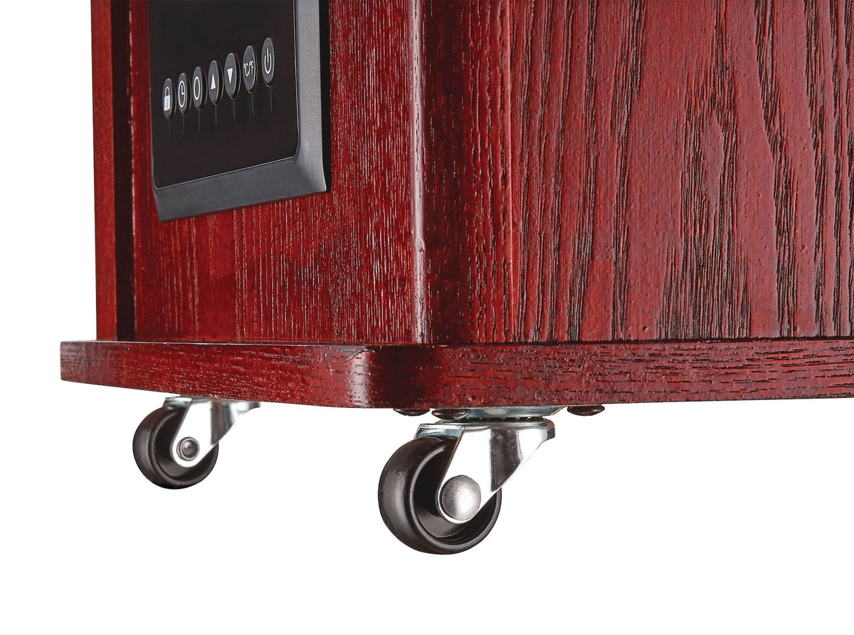 Wood Cabinet Infared Space Heater withRemote Control & Thermostat, 1500W C3F3 - product image 6