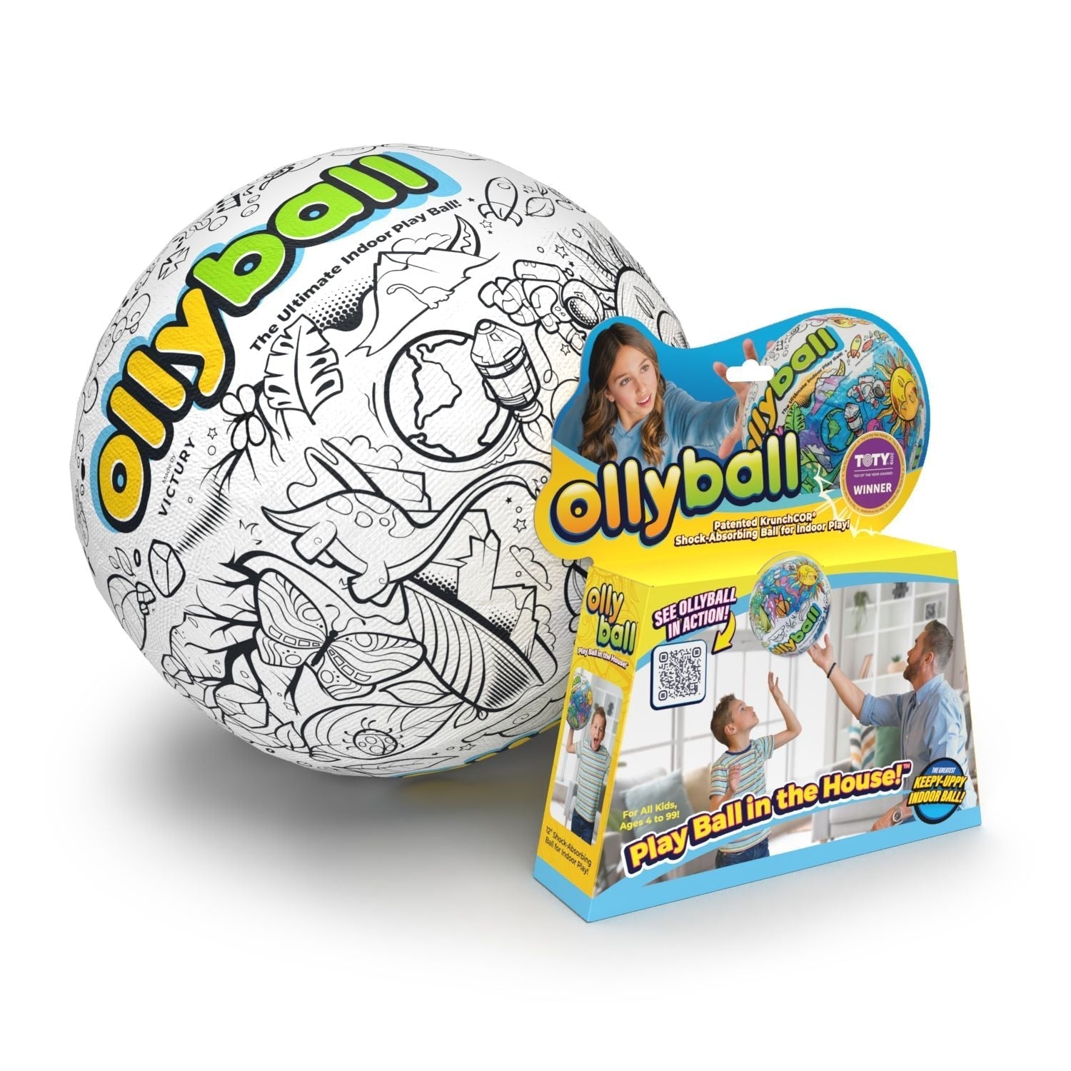 Classic Shock-Absorbing Indoor Sports Ball V2S1 - product image 1