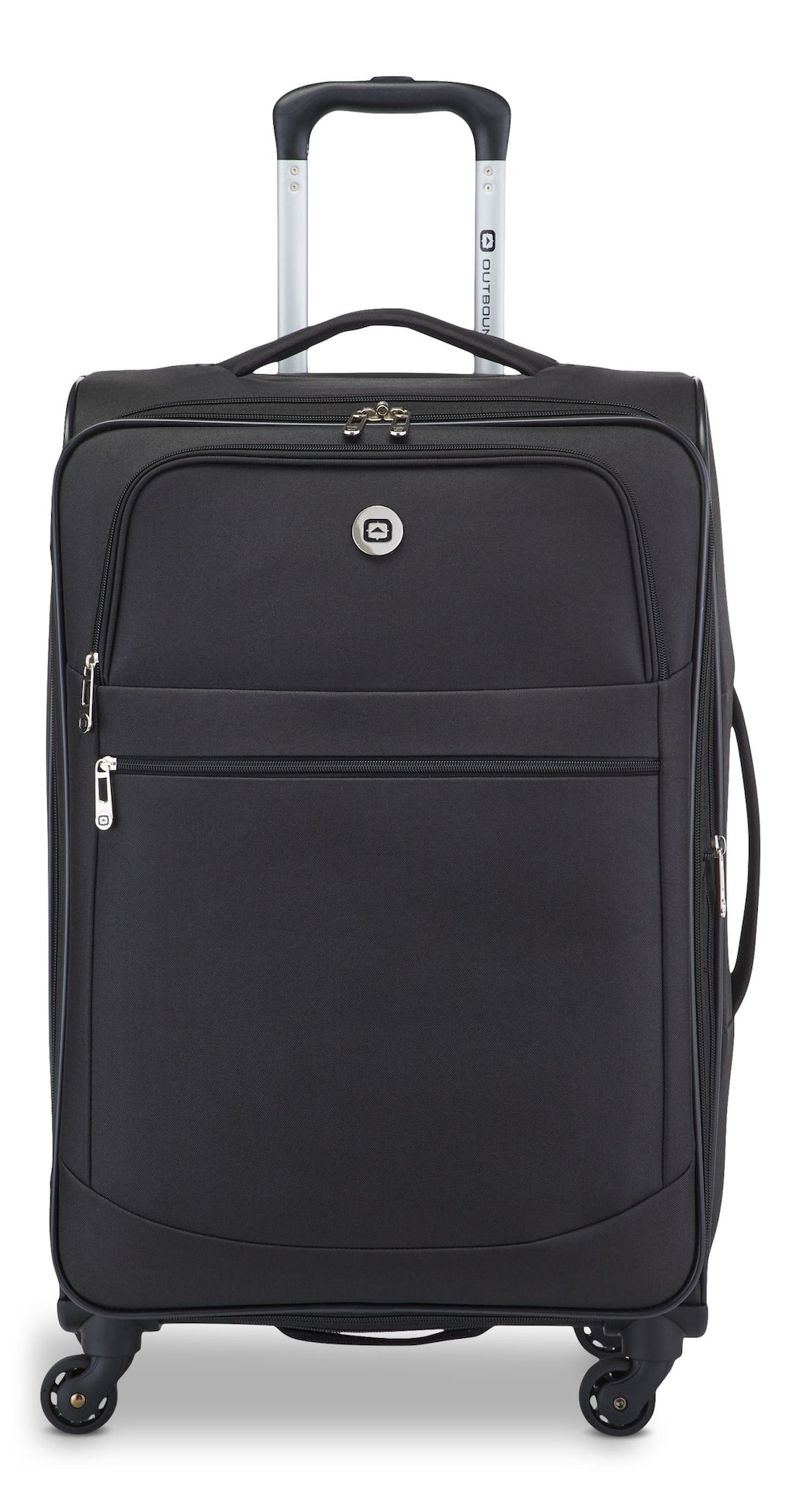 Softside Spinner Wheel Medium Travel Luggage Suitcase, Black, 24-in N8M5 - product image 2