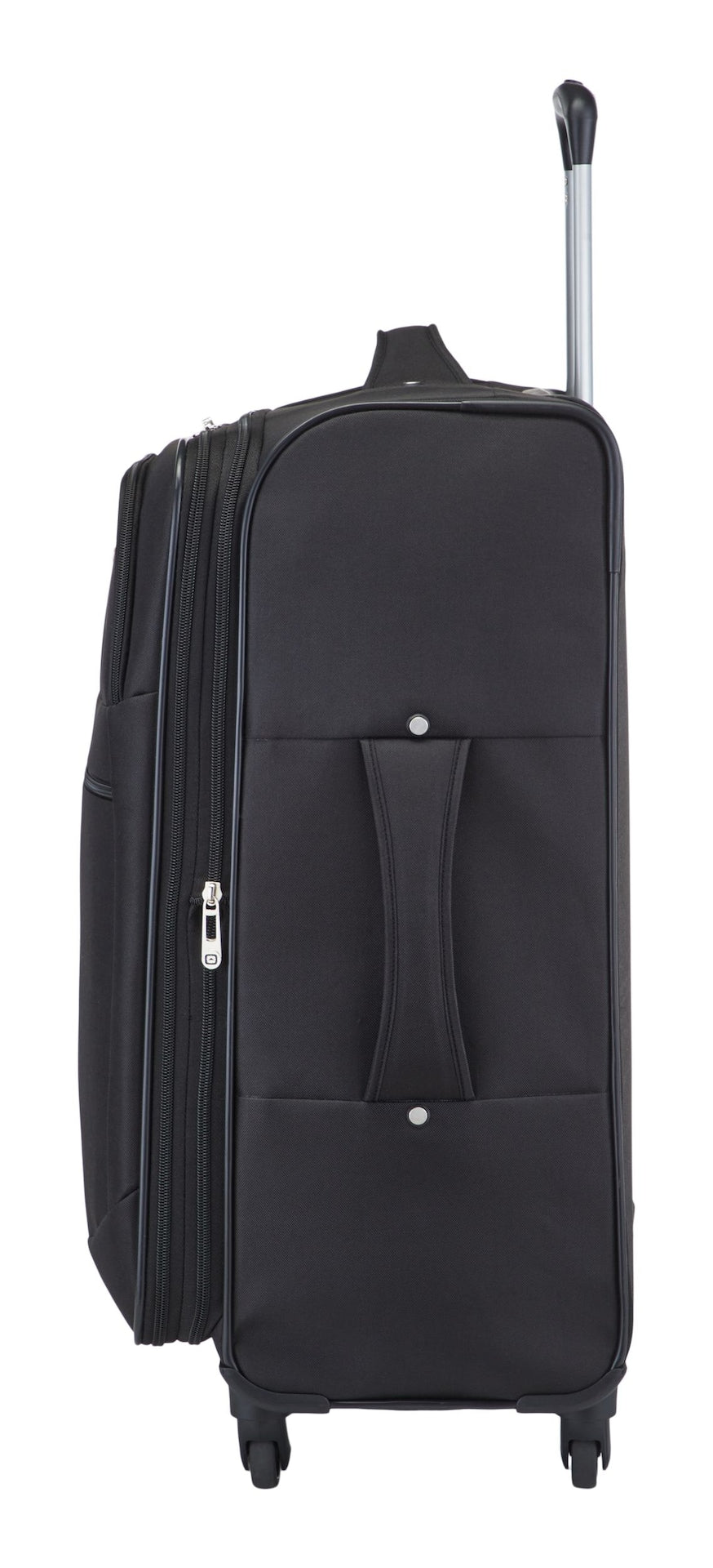Softside Spinner Wheel Medium Travel Luggage Suitcase, Black, 24-in N8M5 - product image 3