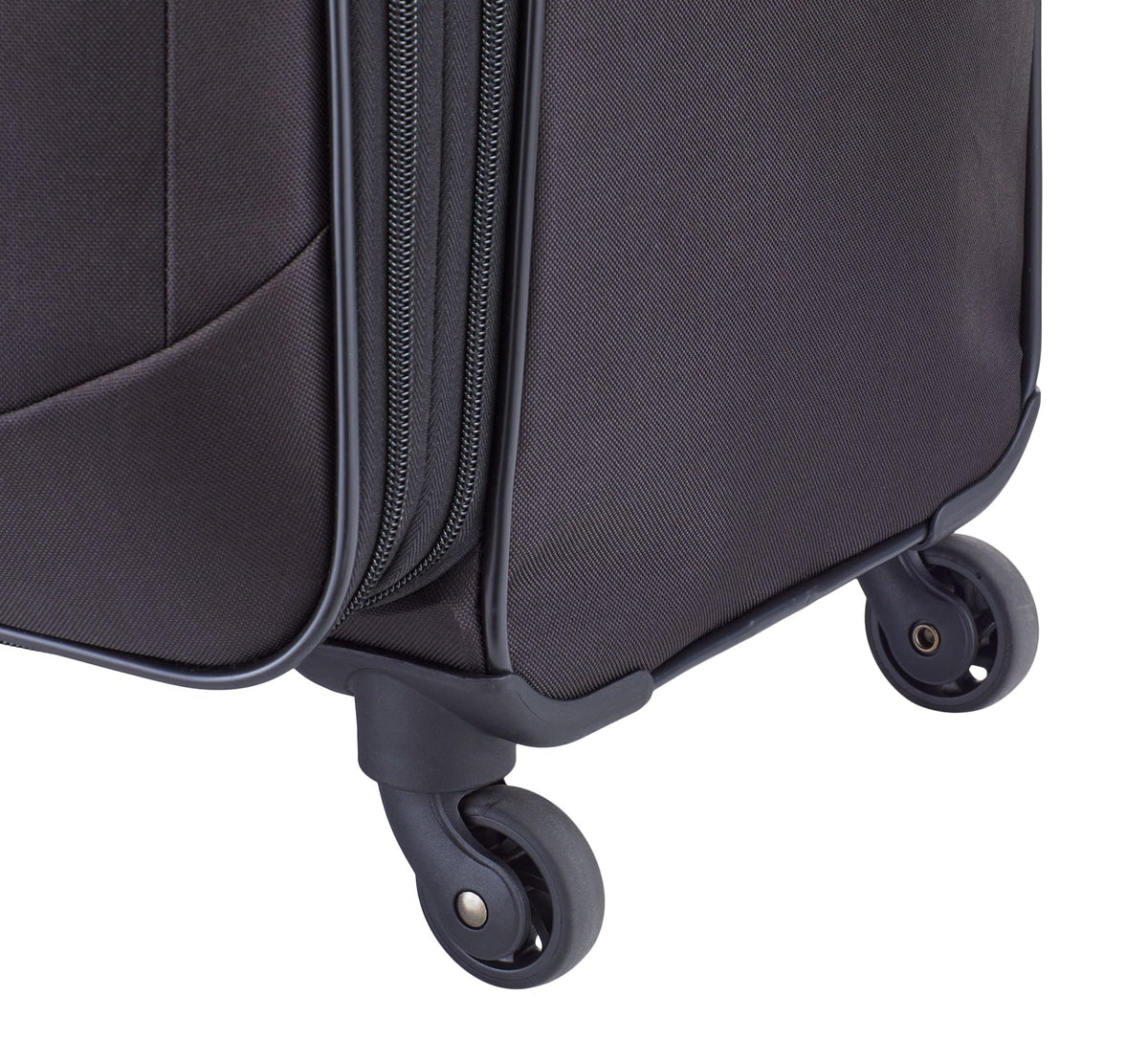 Softside Spinner Wheel Medium Travel Luggage Suitcase, Black, 24-in N8M5 - product image 6
