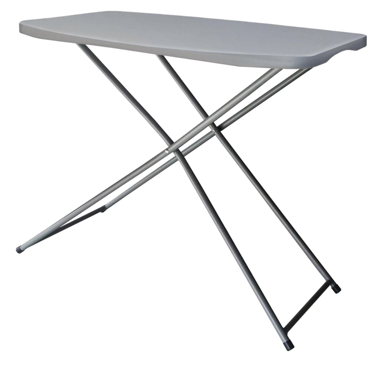 Height Adjustable Plastic & Metal Portable Folding Activity Table, Indoor/Outdoor, White R8J2 - product image 1