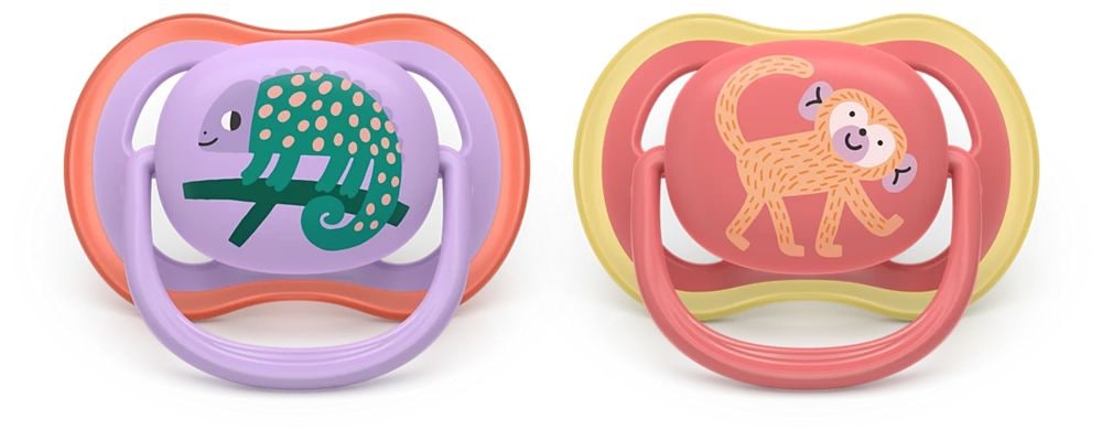 Ultra Air Pacifier 18m+, Chameleon, 2-pk P0J4 - product image 1