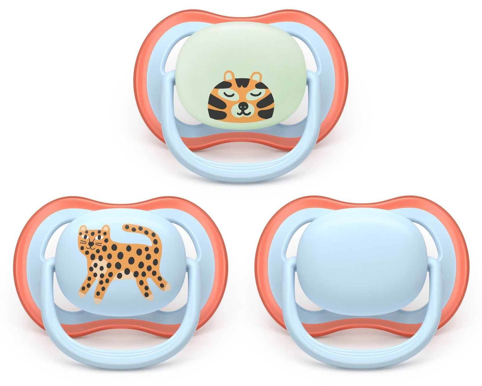 Ultra Air Pacifier 6-18 Months All Day, Leopard, 3-pk B3G6 - product image 1