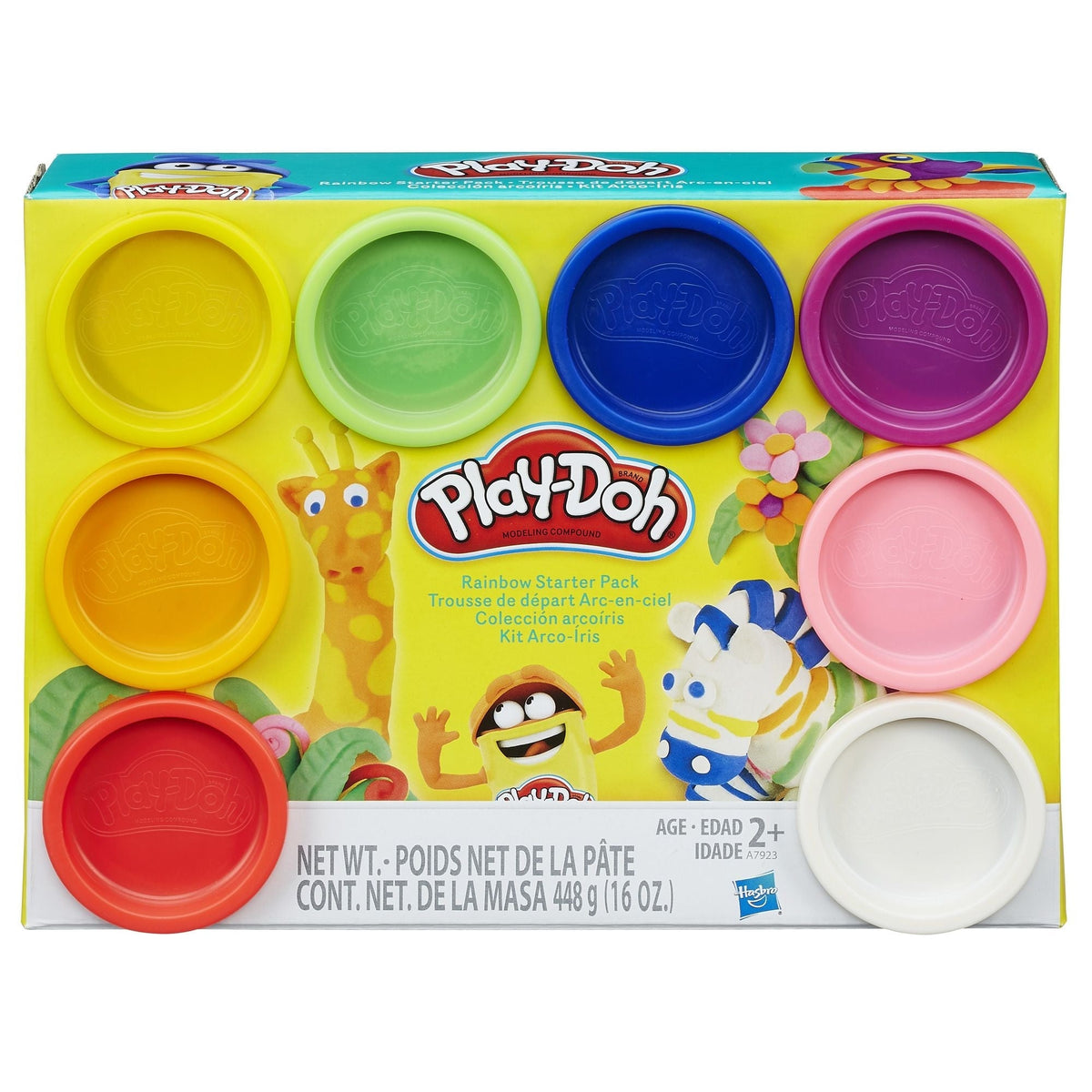 Rainbow 8 Colour Starter Pack Molding Material For Toddlers & Kids, Ages 2+ P7M7 - product image 1