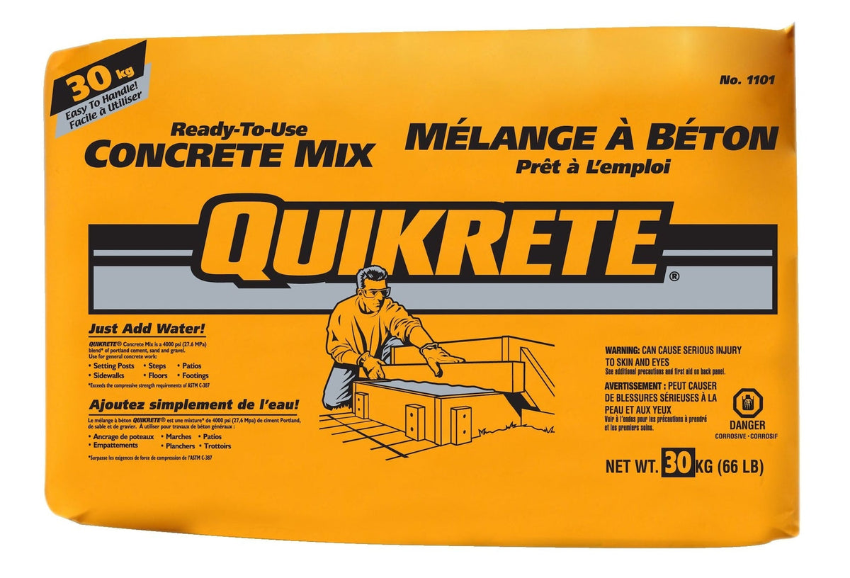 Ready-To-Use Pre-Mixed Multi-Purpose Concrete Mix, Just Add Water, 30-kg L4L8 - product image 1