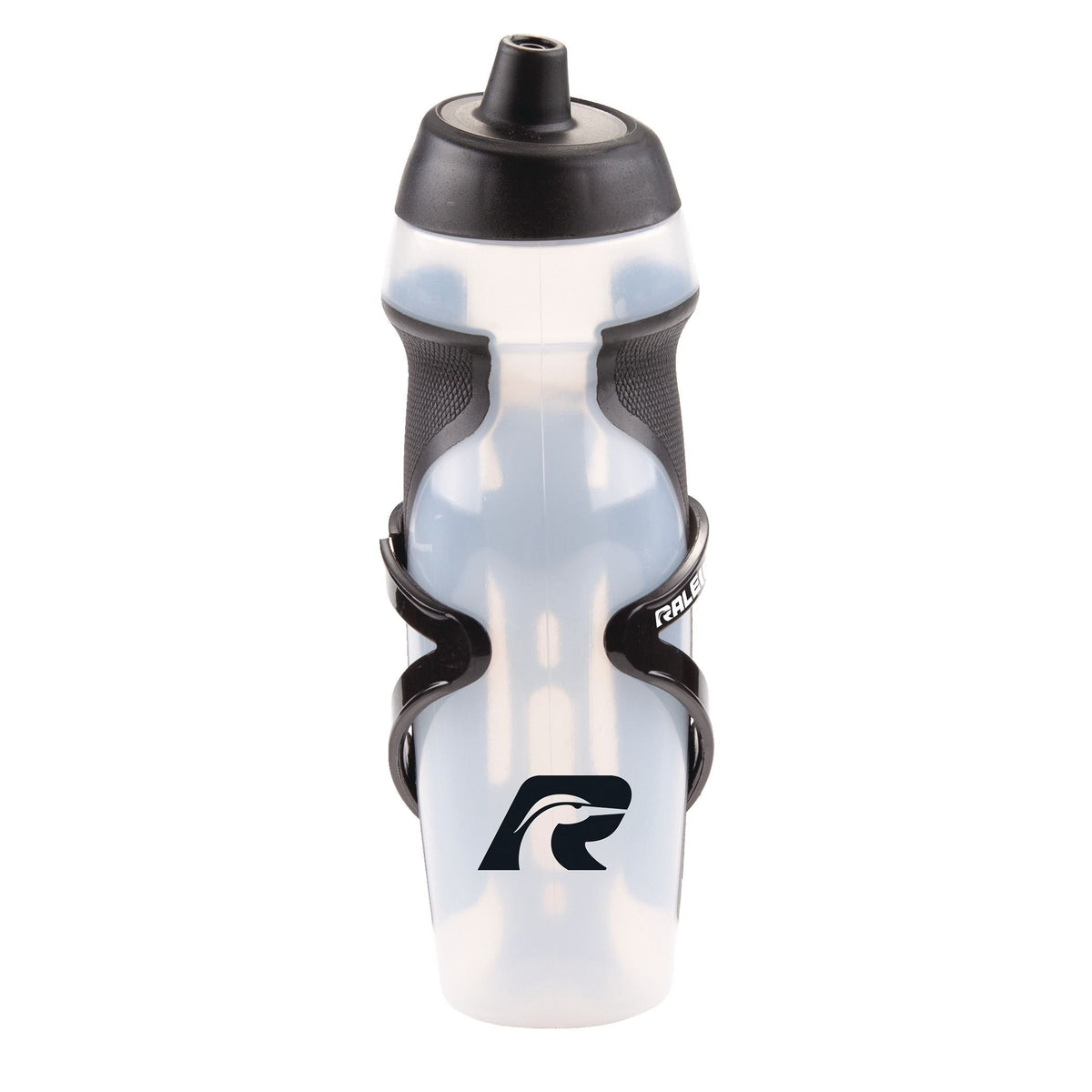 Easy-Squeeze Bike Water Bottle withCage/Holder, Transculent, 20.2-oz G7Z4 - product image 1