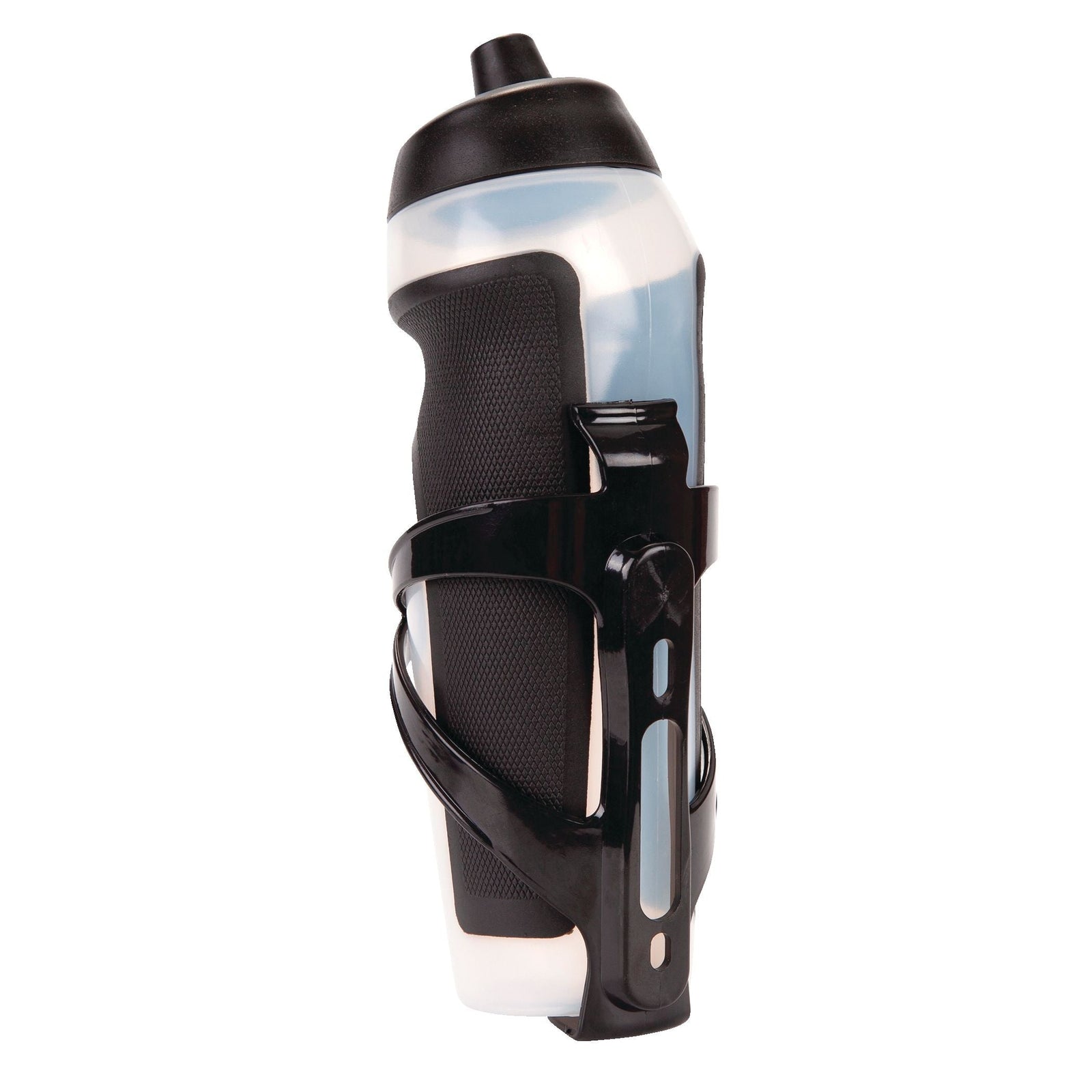 Easy-Squeeze Bike Water Bottle withCage/Holder, Transculent, 20.2-oz G7Z4 - product image 2