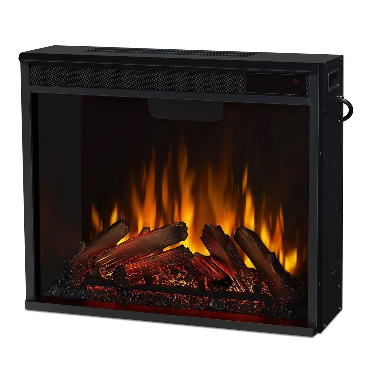 Flame Fresno Electric Media Indoor Electric Fireplace TV Stand, 72-in, 1500W, White F7K2 - product image 3
