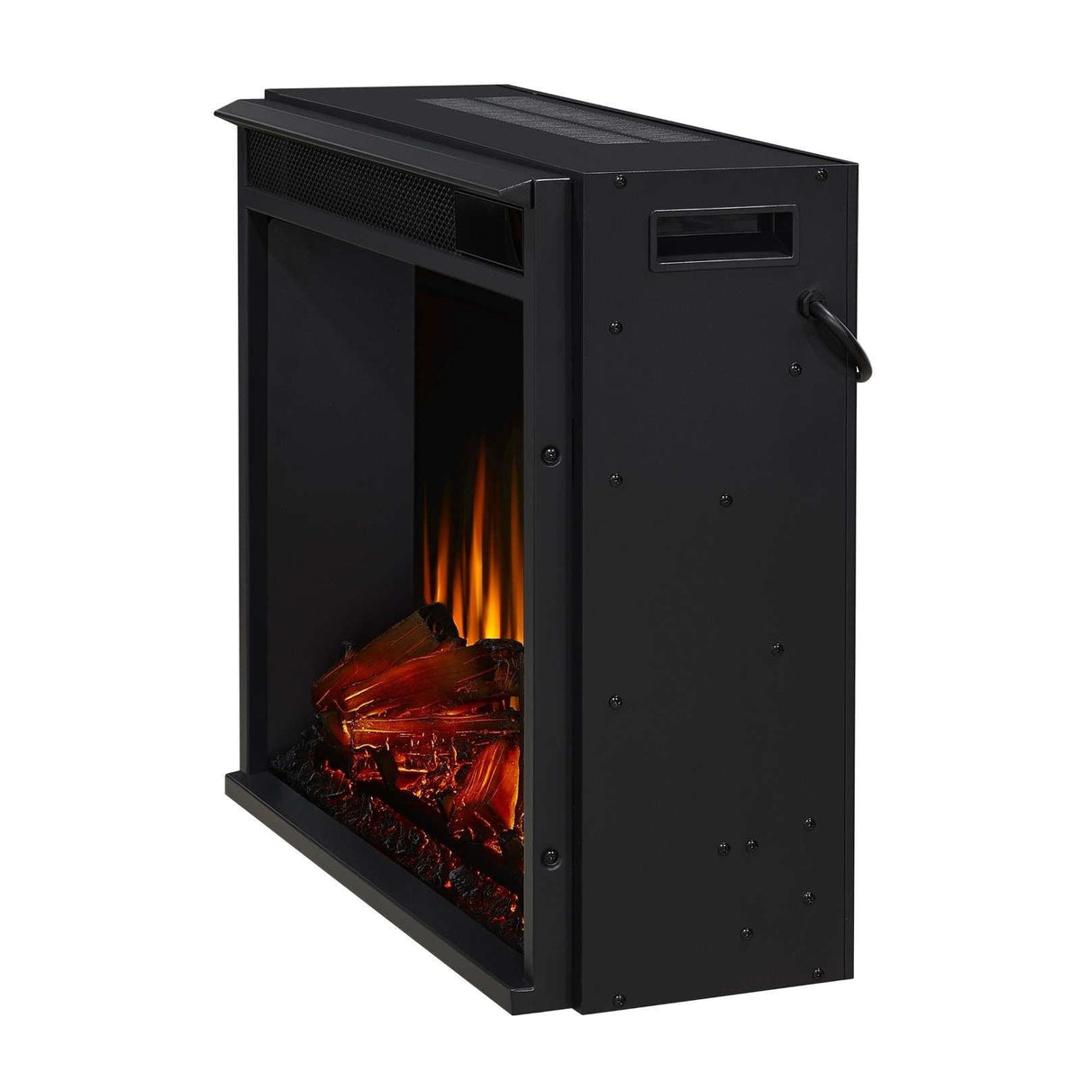 Flame Fresno Electric Media Indoor Electric Fireplace TV Stand, 72-in, 1500W, White F7K2 - product image 4