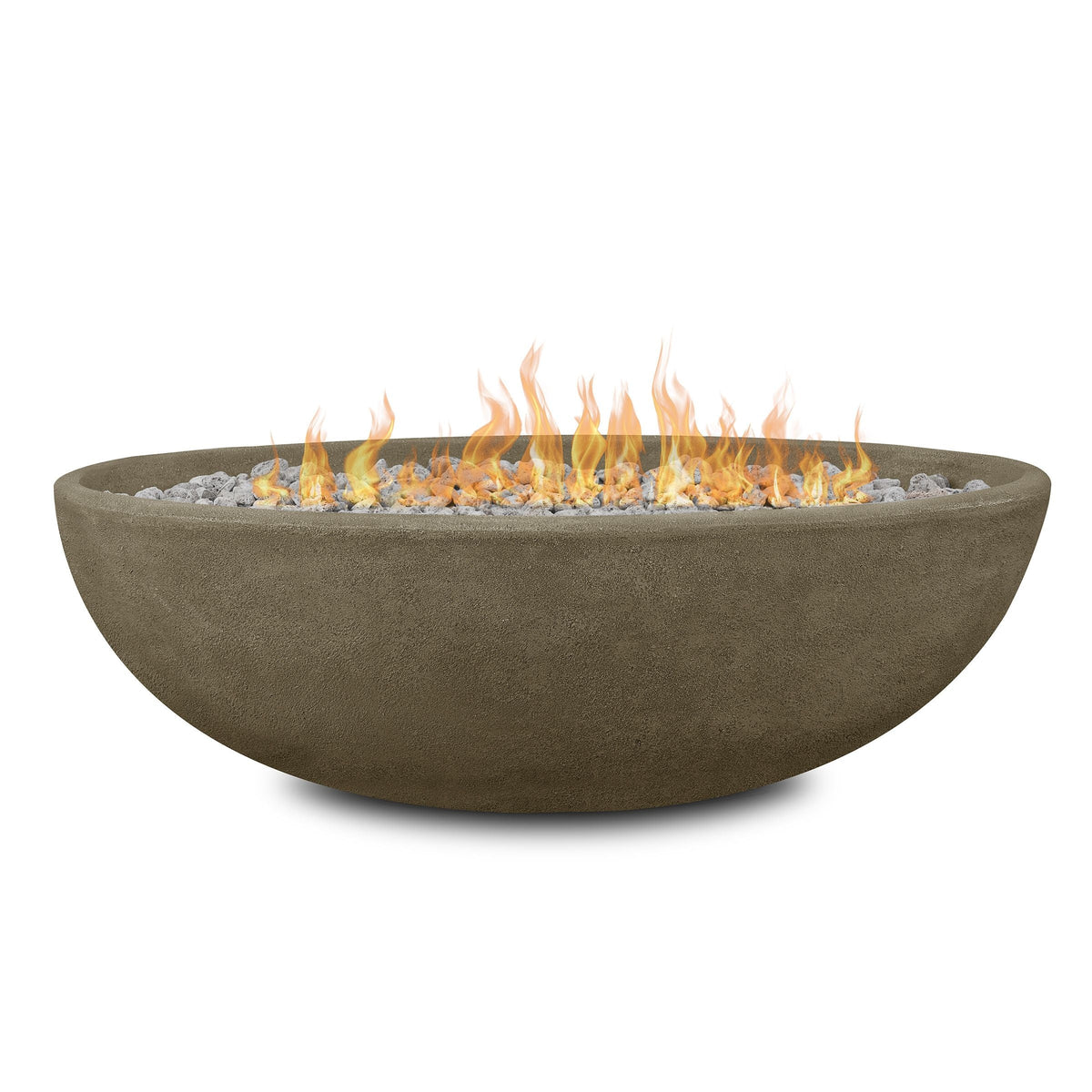 Oval Concrete Propane Fire Pit in Glacier Gray, 48-in P4B9 - product image 1