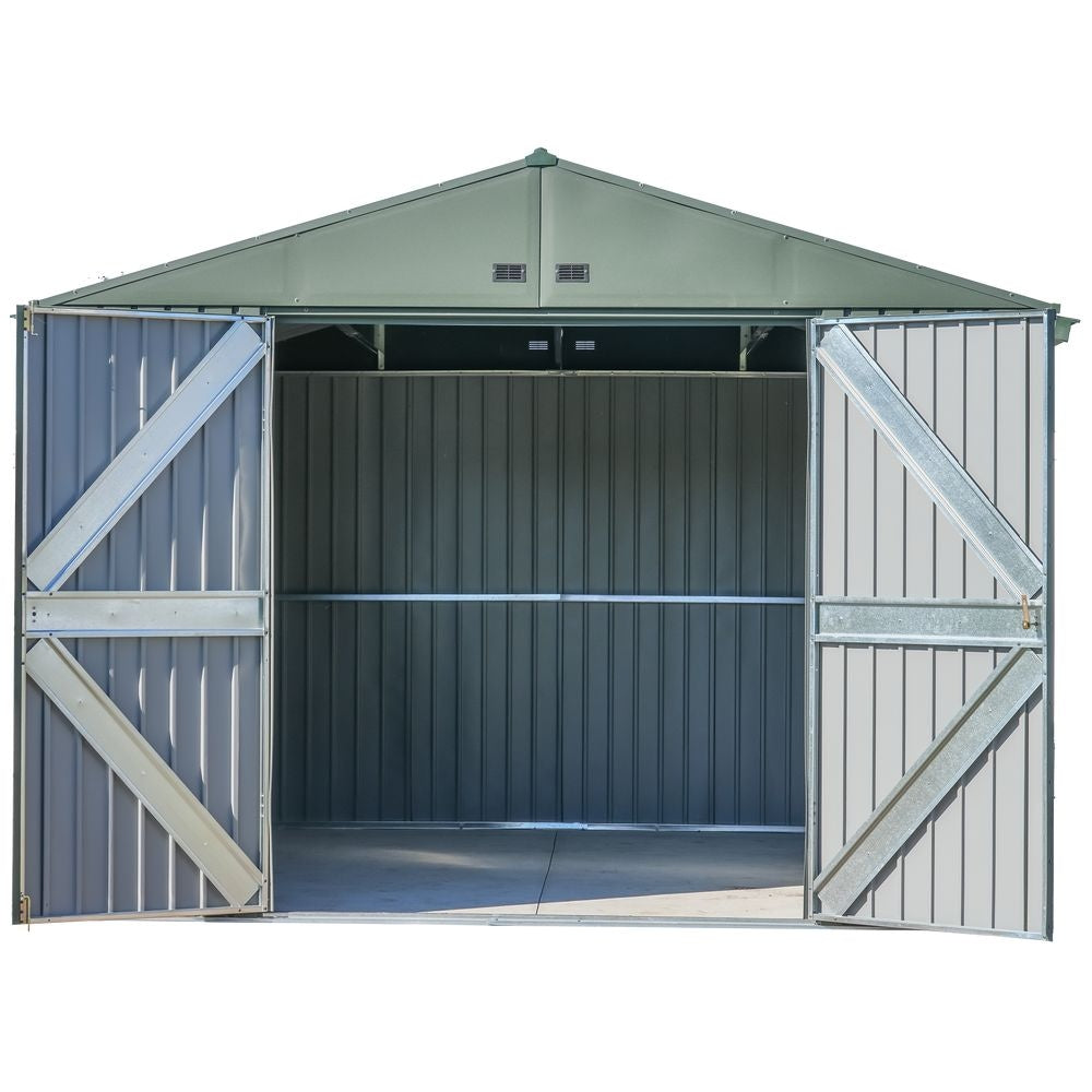 Lawn Care 10x12-ft Green Corrosion-Resistant Storage Shed V6V7 - product image 1