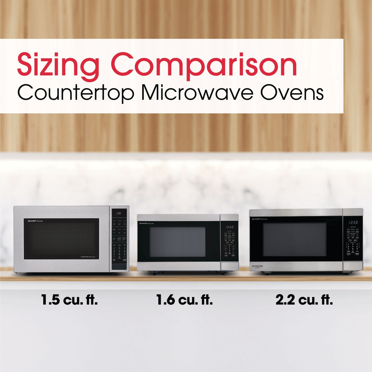 XL Countertop Microwave Oven with Inverter, 2.2-cu-ft E5F0 - product image 7