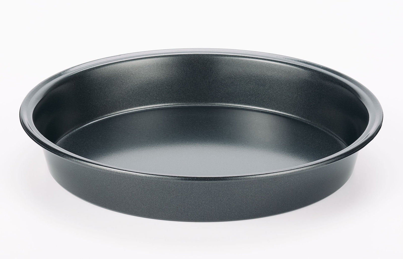 Round Dark Grey Non-Stick Carbon Steel Cake Pan B3G0 - product image 1