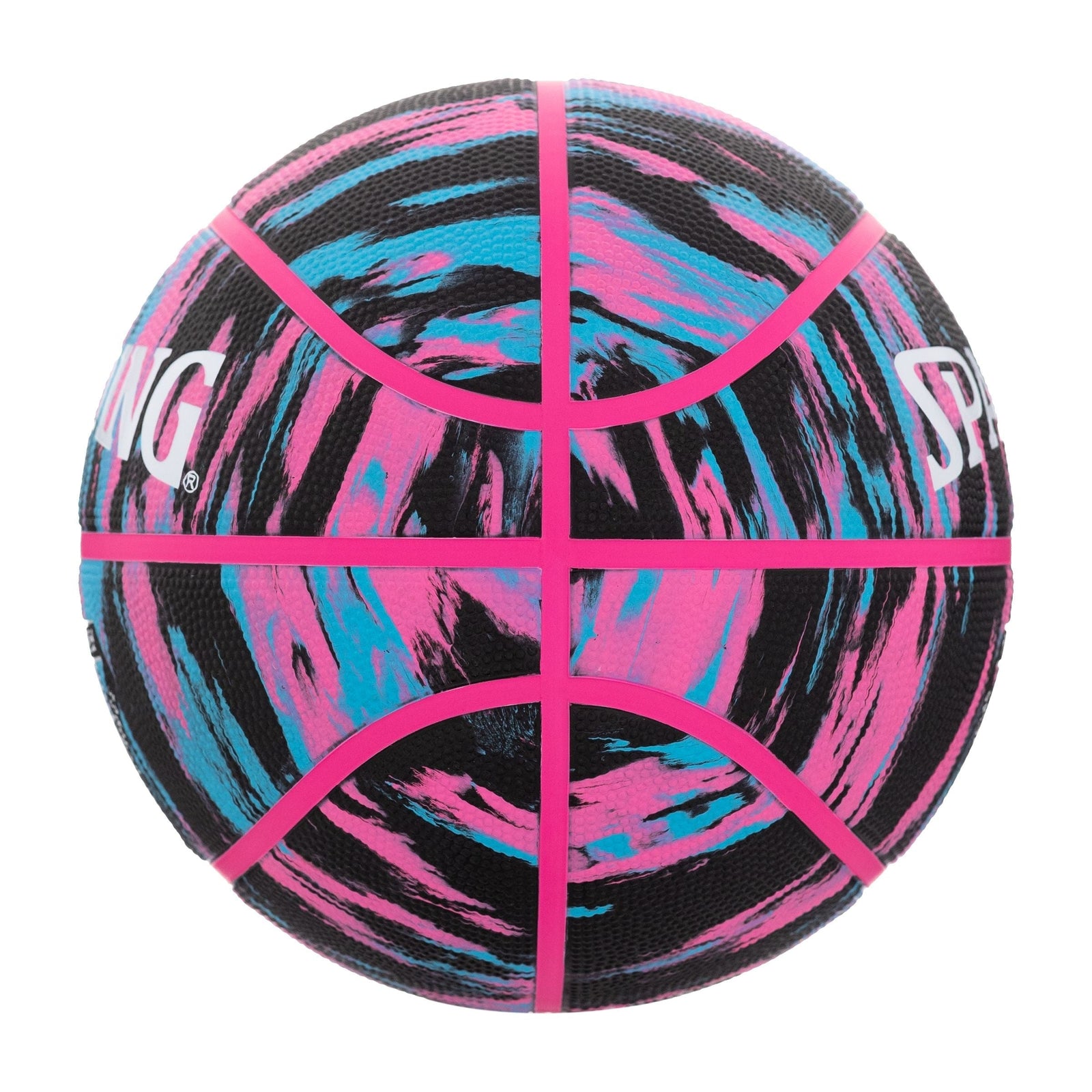 Marble Series 4Her Outdoor Rubber Basketball, Size 6 (28.5-in), Black/Pink L3W8 - product image 4