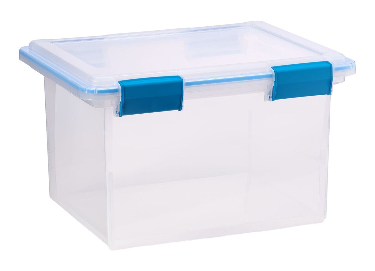 Clear Storage Box with Gasketed Lid, 30-L Y9U0 - product image 2