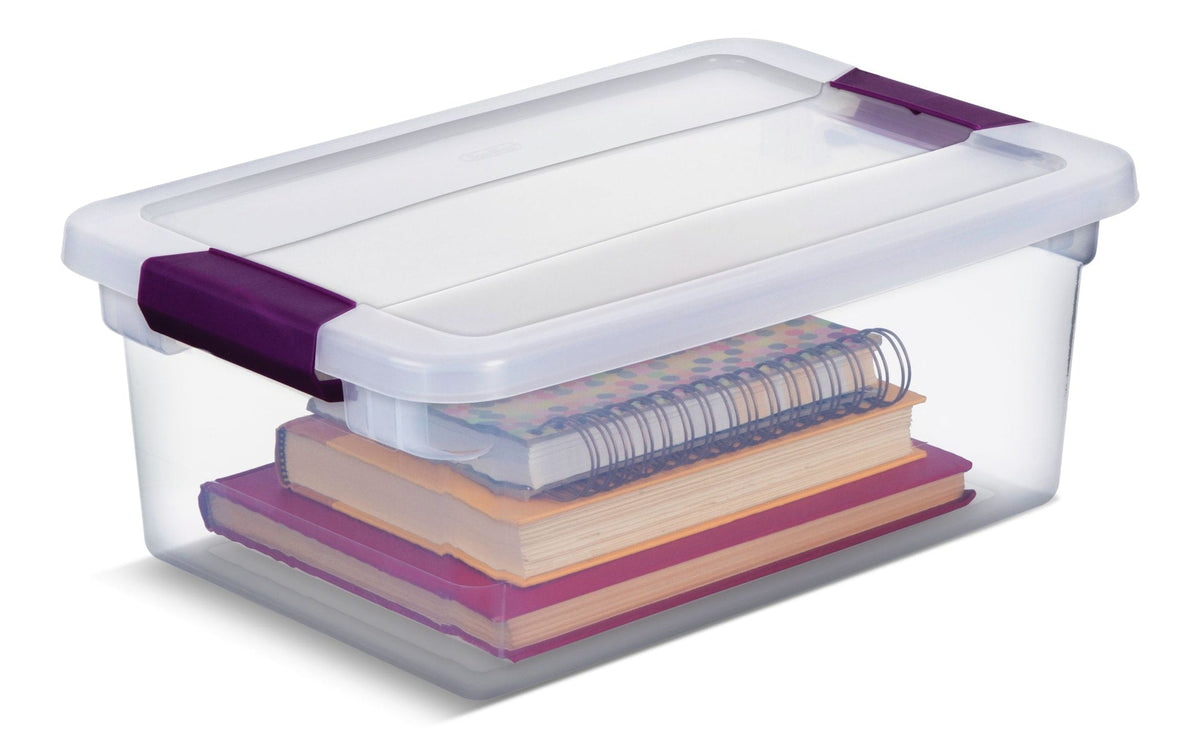 ClearView Storage Box with Latched Lid, 14-L L7X0 - product image 2