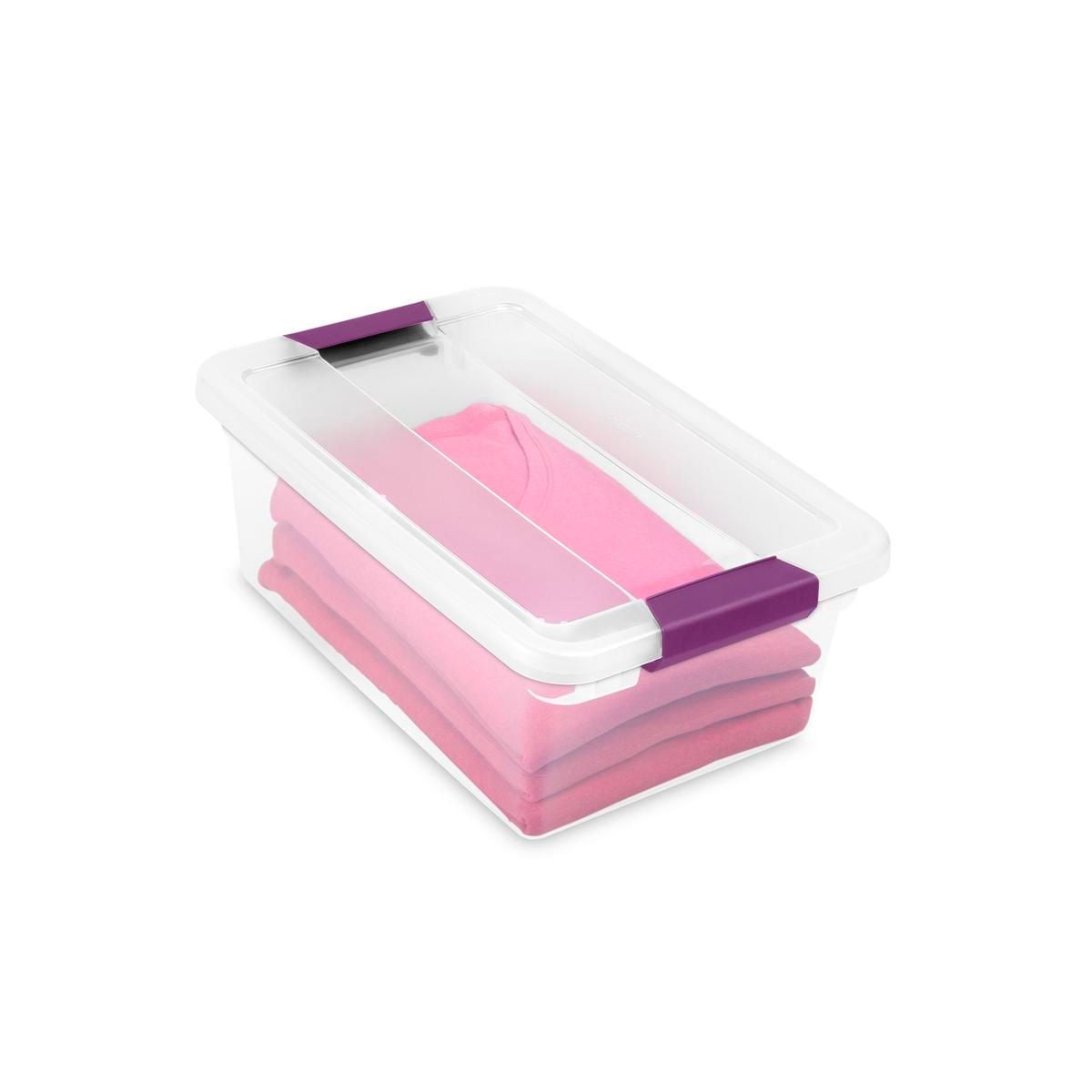 ClearView Storage Box with Latched Lid, 14-L L7X0 - product image 3