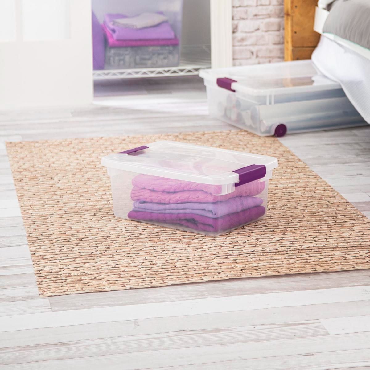 ClearView Storage Box with Latched Lid, 14-L L7X0 - product image 8