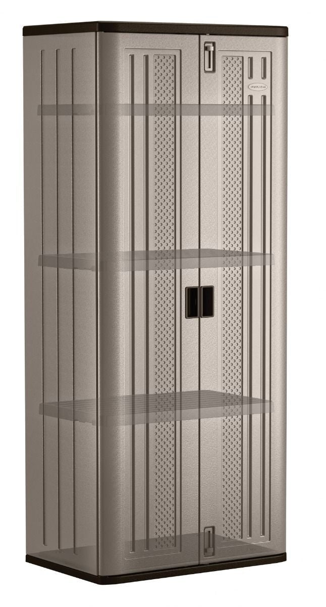 19 cu-ft Tall 3-Shelf Resin Storage Cabinet A5H5 - product image 2