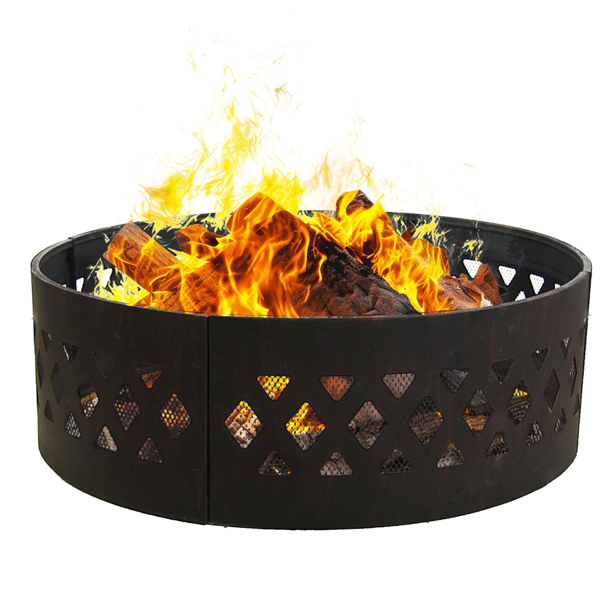 Decor Cut Out Wood-Burning Fire Ring, 36-in E2Z4 - product image 3