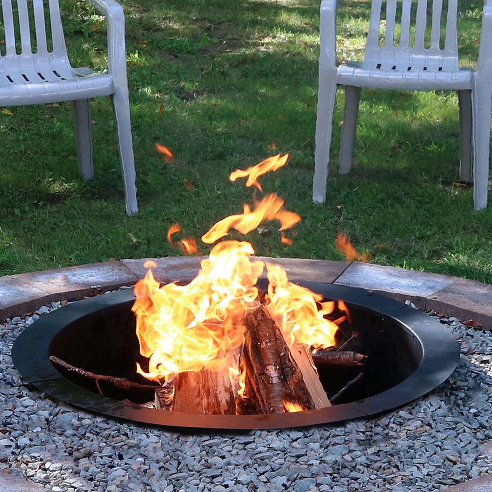 Decor Heavy Duty Fire Pit Ring Liner, 39-in H9A2 - product image 7