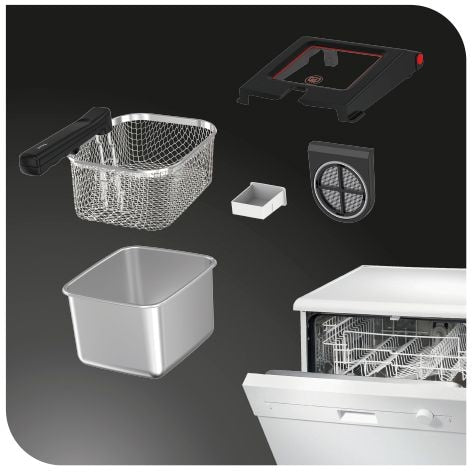 Odorless Deep Fryer, Stainless Steel, 3.5-L J3A2 - product image 5
