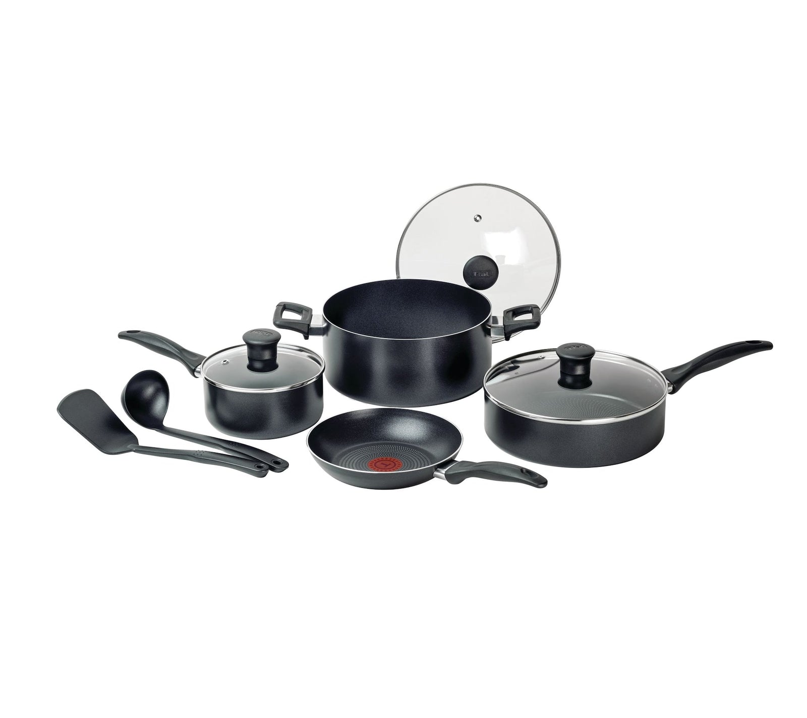 Viva Non-Stick Cookware Set, Black, 9-pc L4U2 - product image 2