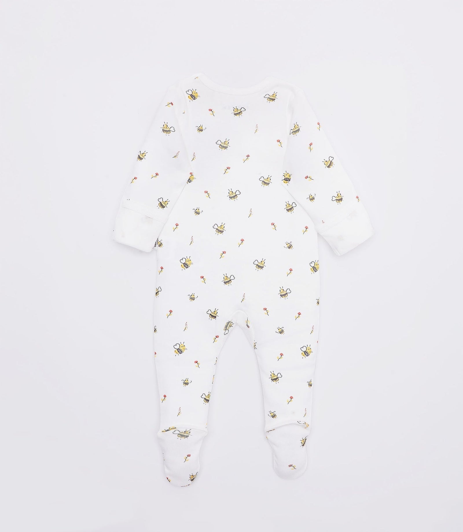 The Elk Baby Bee Print Premium Organic Cotton Zippy, Various Sizes M3W9 - product image 1