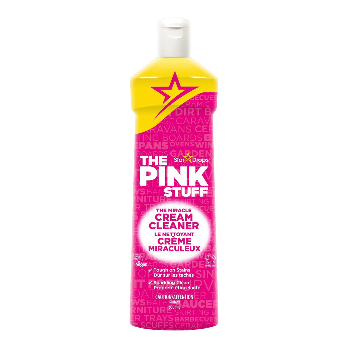 The Pink Stuff Household Liquid Miracle Cream Cleaner, 500-mL P6K0 - product image 1