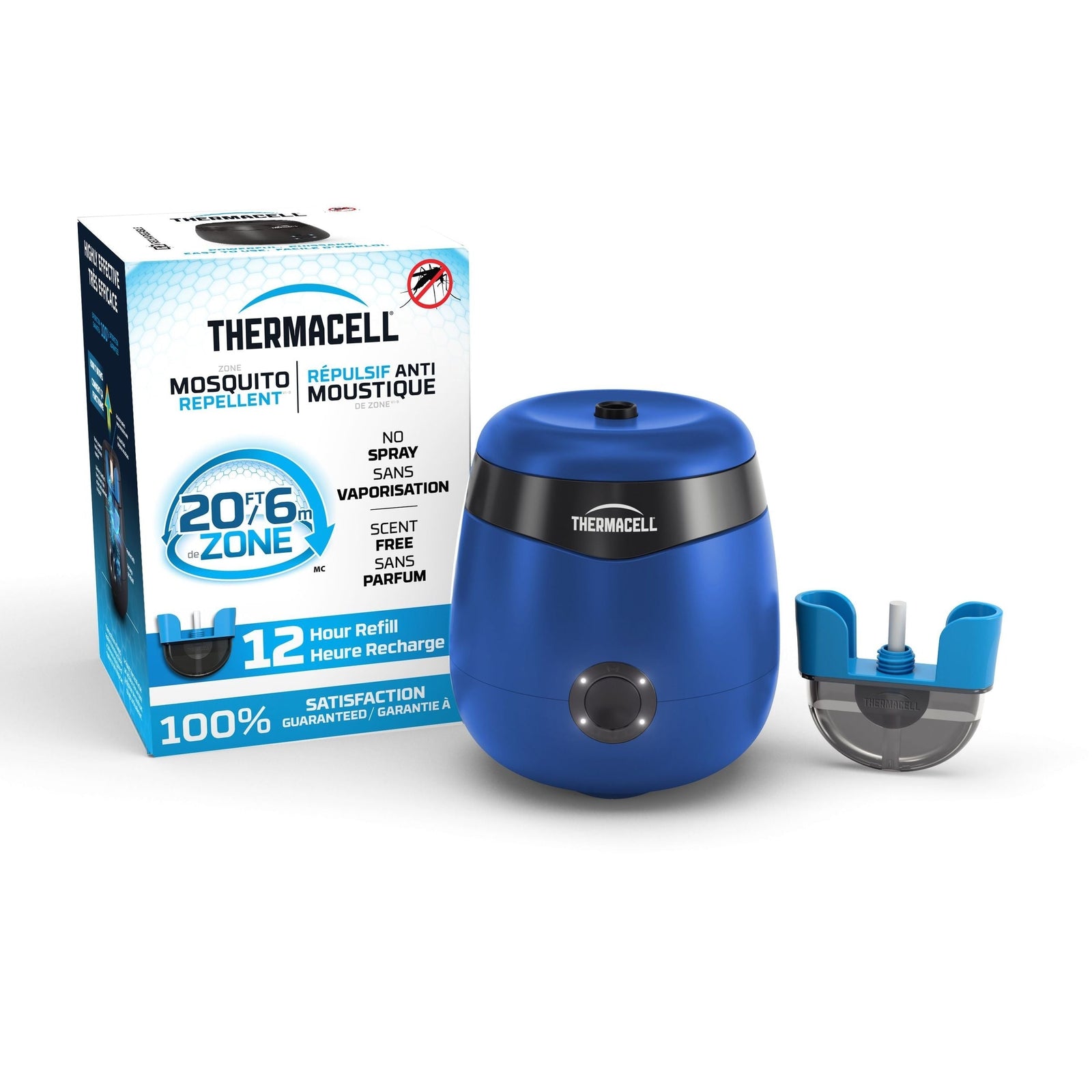 E-ZoneGuard Patio Rechargeable Mosquito Repeller with 12-Hr Refill and 5.5-Hr Battery, Royal Blue G2B1 - product image 3