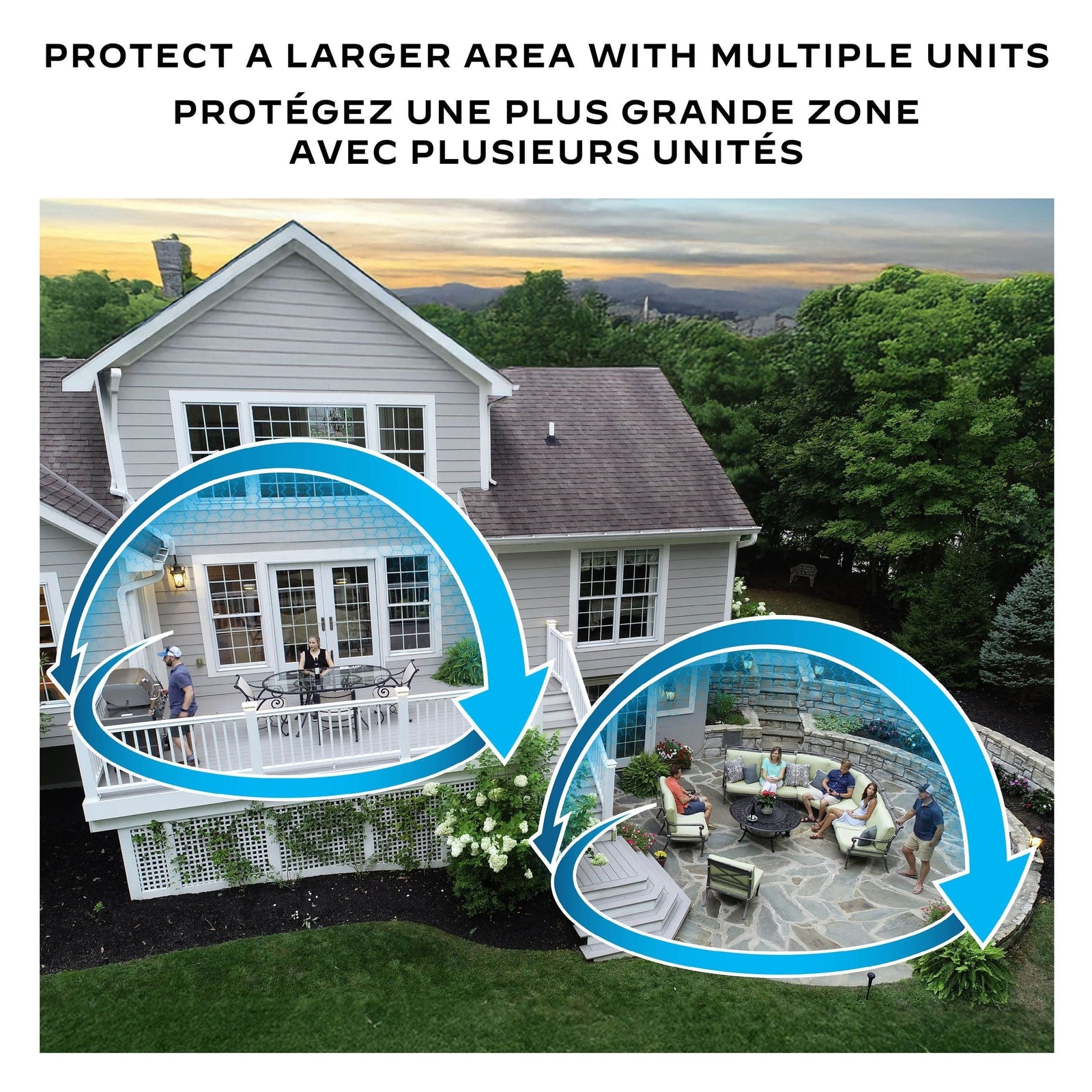E-ZoneGuard Patio Rechargeable Mosquito Repeller with 12-Hr Refill and 5.5-Hr Battery, Royal Blue G2B1 - product image 7