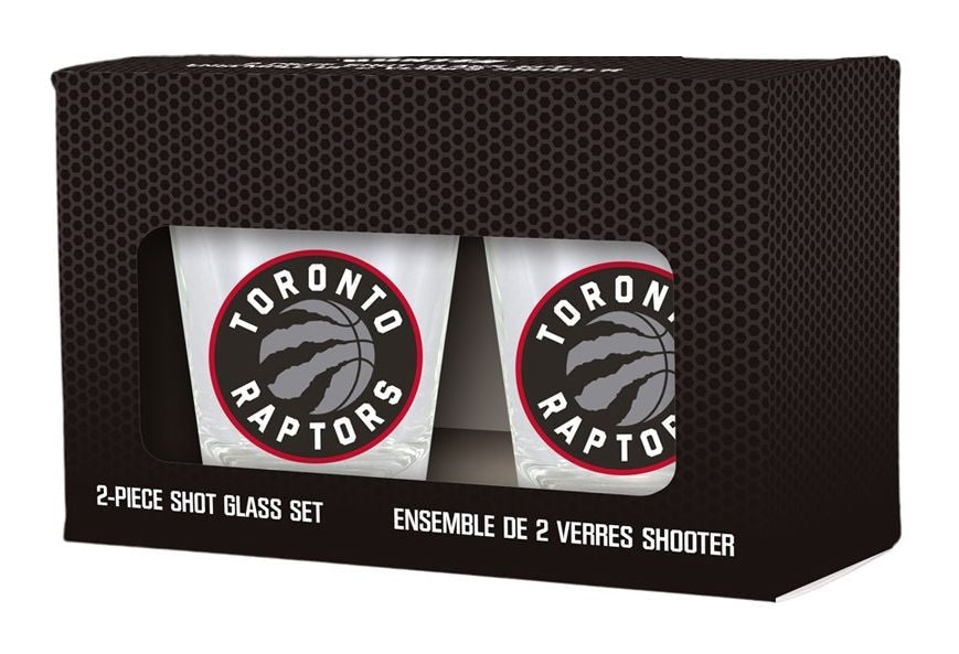 Toronto Raptors Heavy Base Shot Glass Set For Basketball Fans/Collectors, 2-oz, 2-pk Q0D4 - product image 2